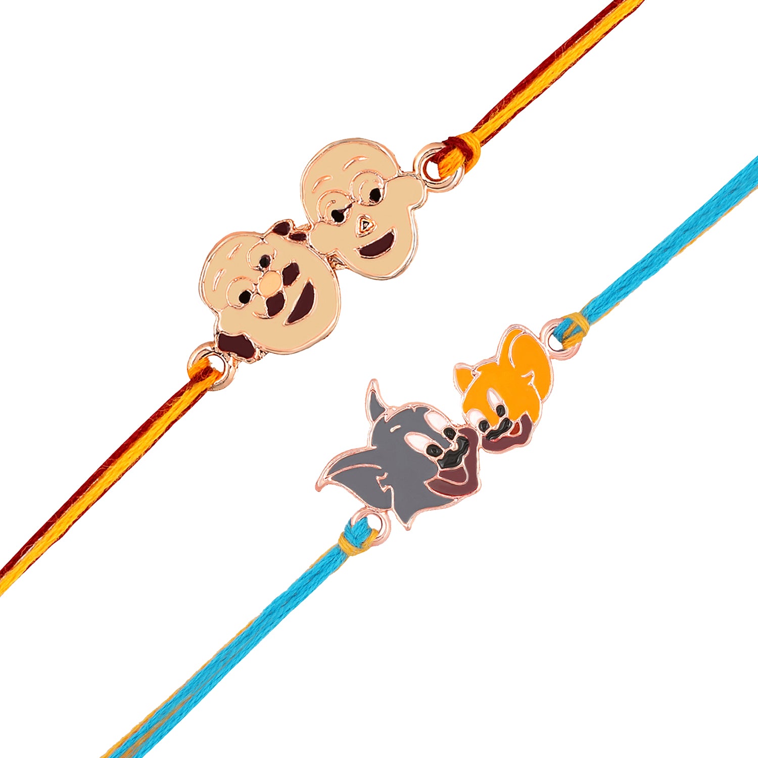 Combo of 4 Popular Trendy Cartoon Multicolor Kids Rakhi