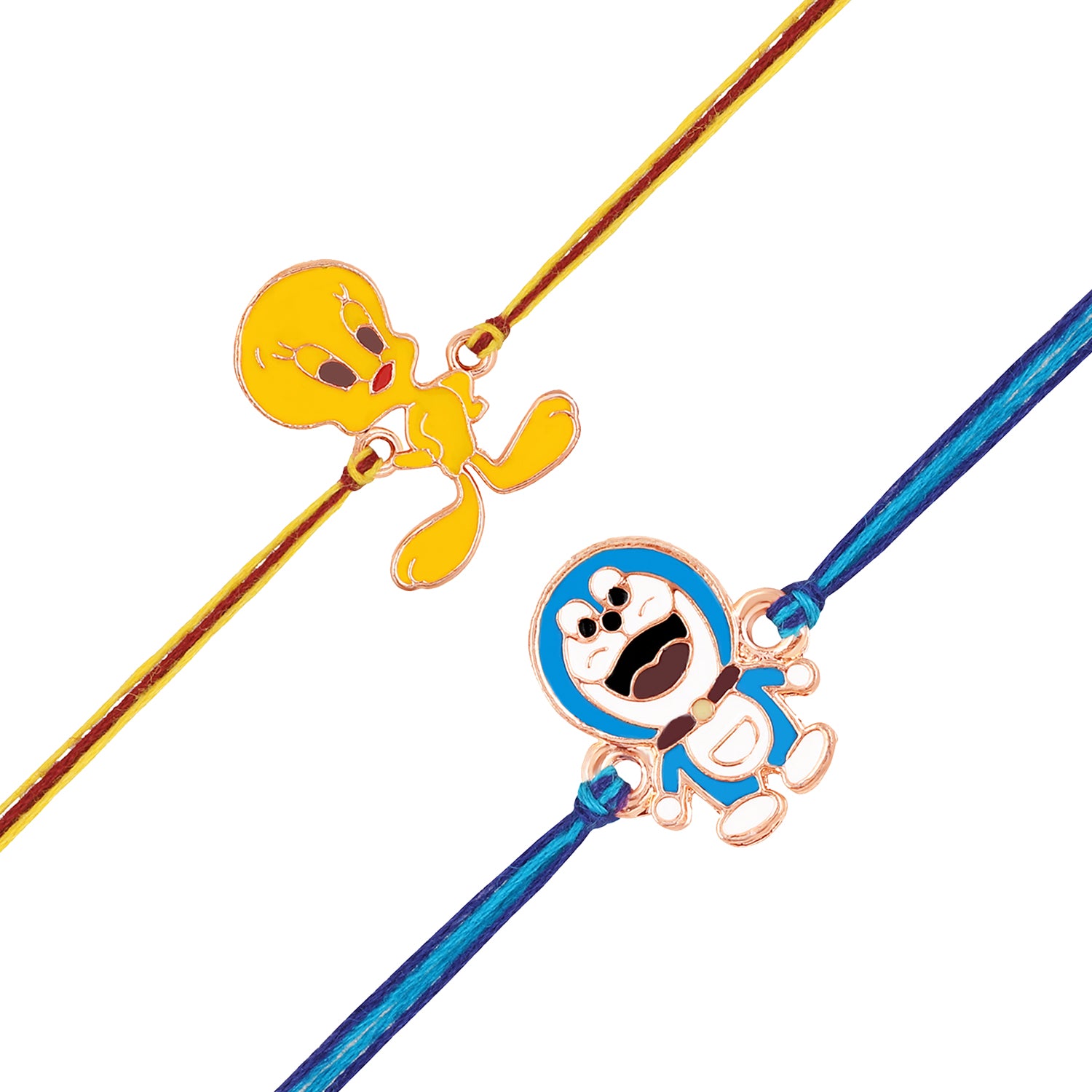 Combo of 4 Popular Trendy Cartoon Multicolor Kids Rakhi