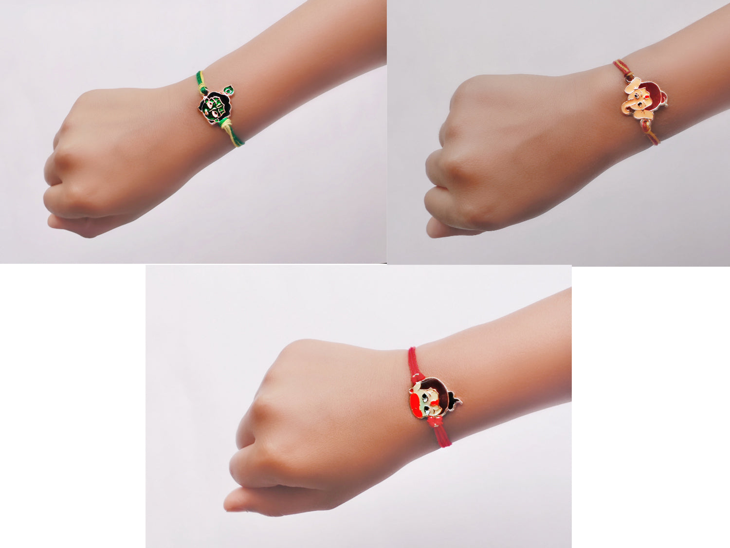 Combo of Bal Ganesh and Bal Krishna Kids Rakhi