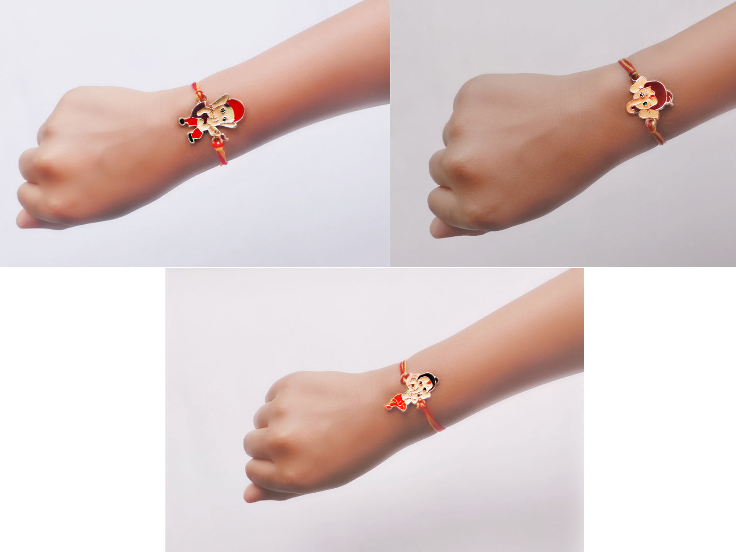 Combo of Bal Ganesh and Bal Hanuman Kids Rakhi