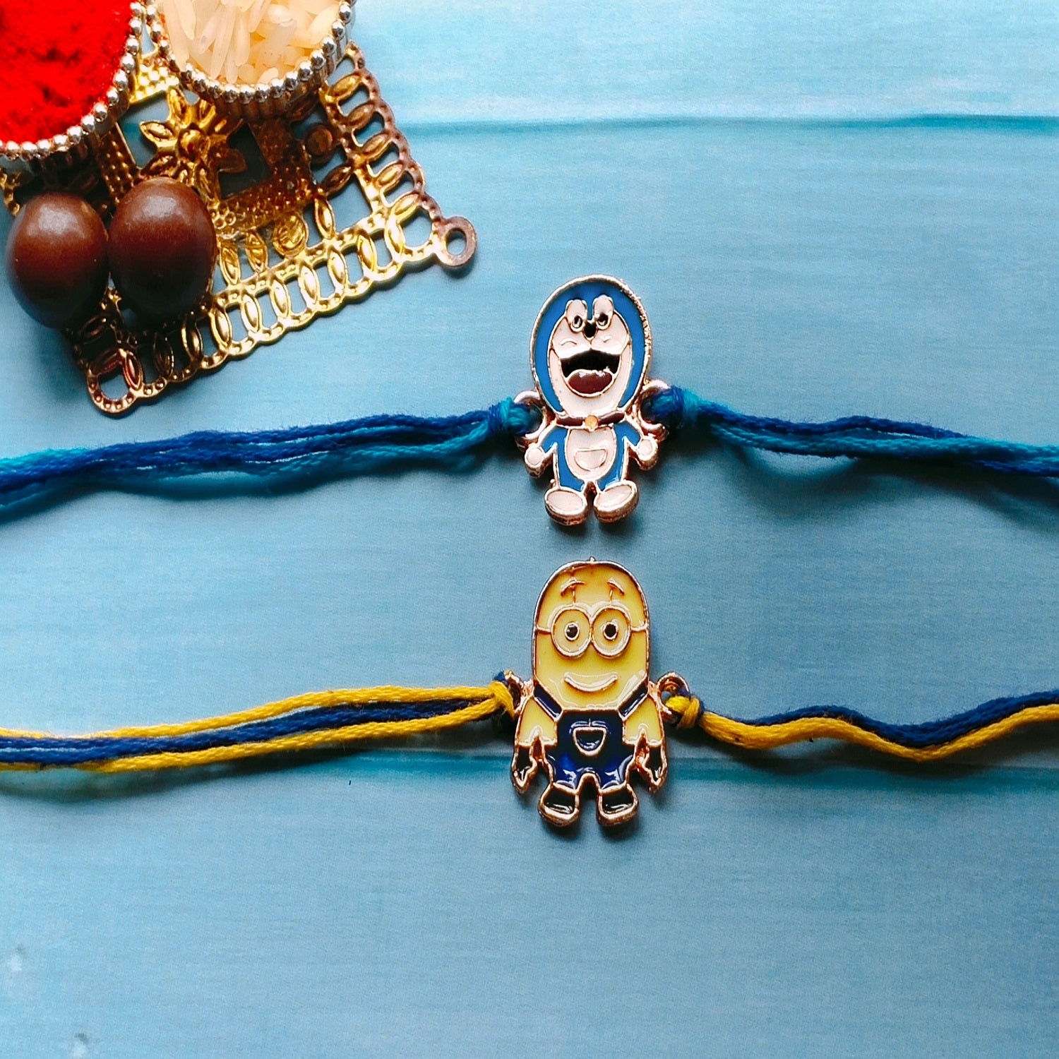 Combo of 2 Popular Trendy Cartoon Kids Rakhi