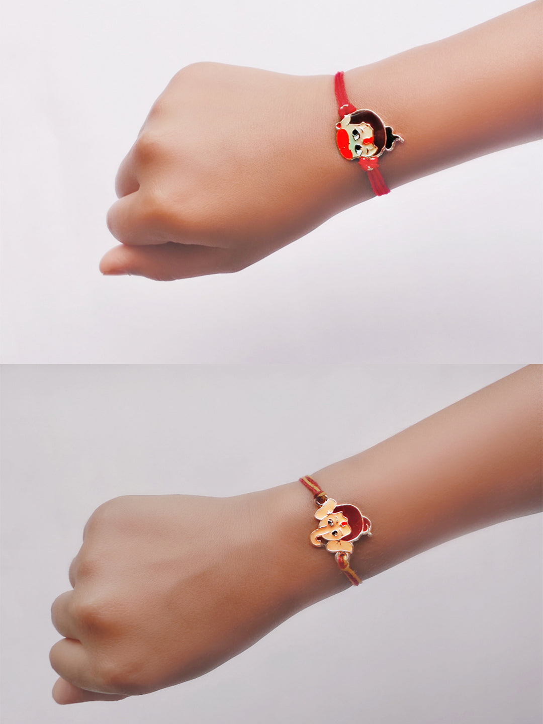 Combo of Bal Ganesh and Bal Hanuman Kids Rakhi