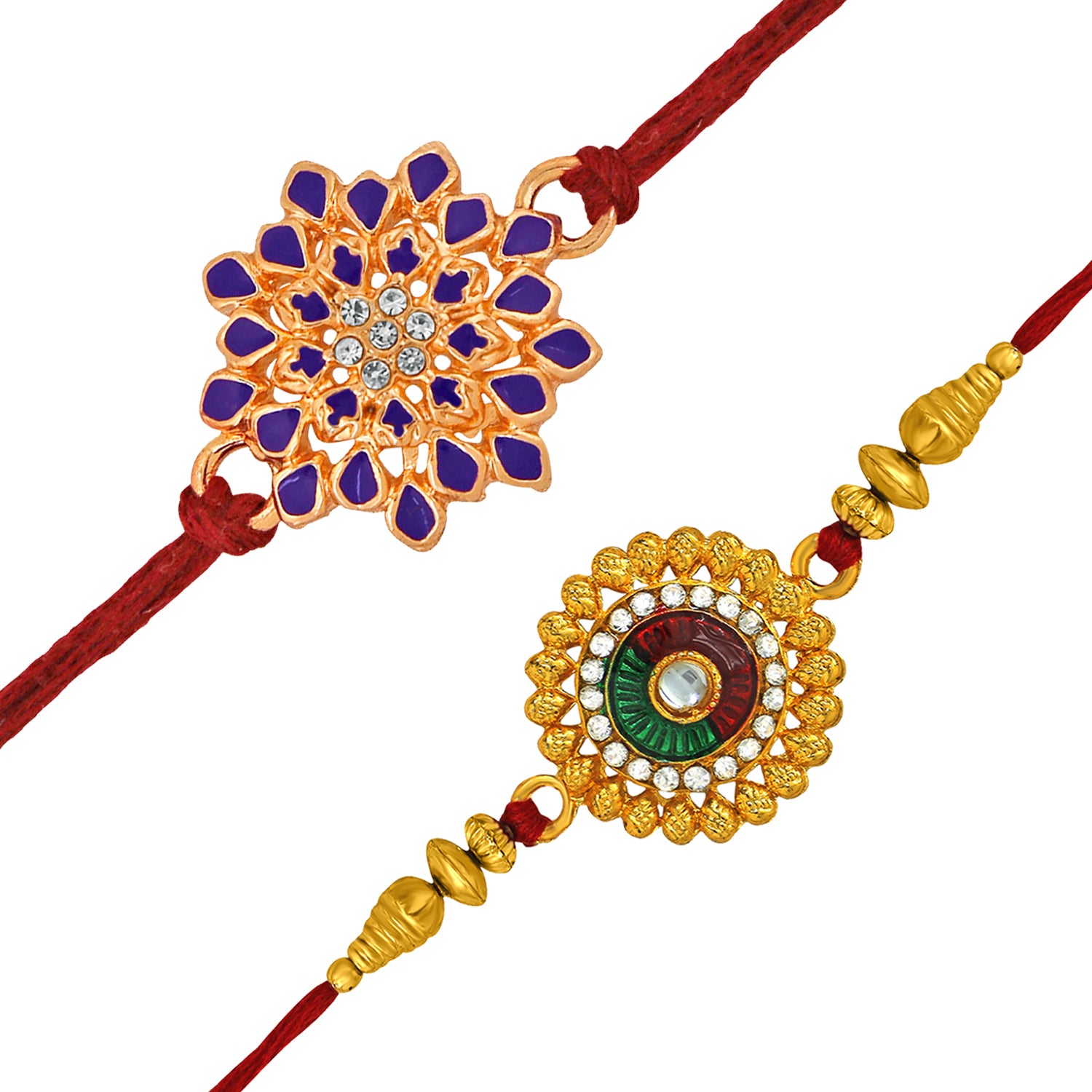 Combo of Floral Rakhi