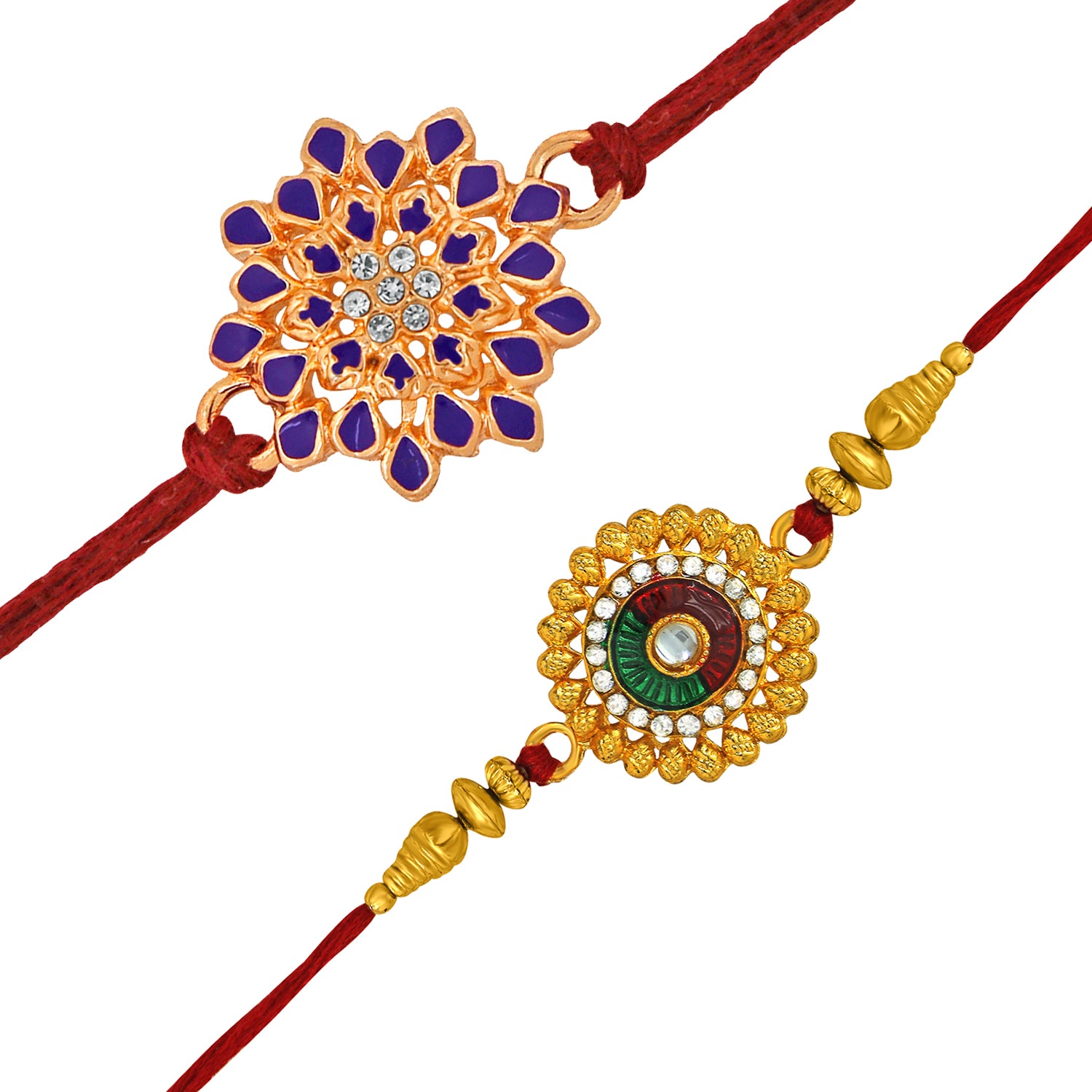 Combo of Floral Rakhi