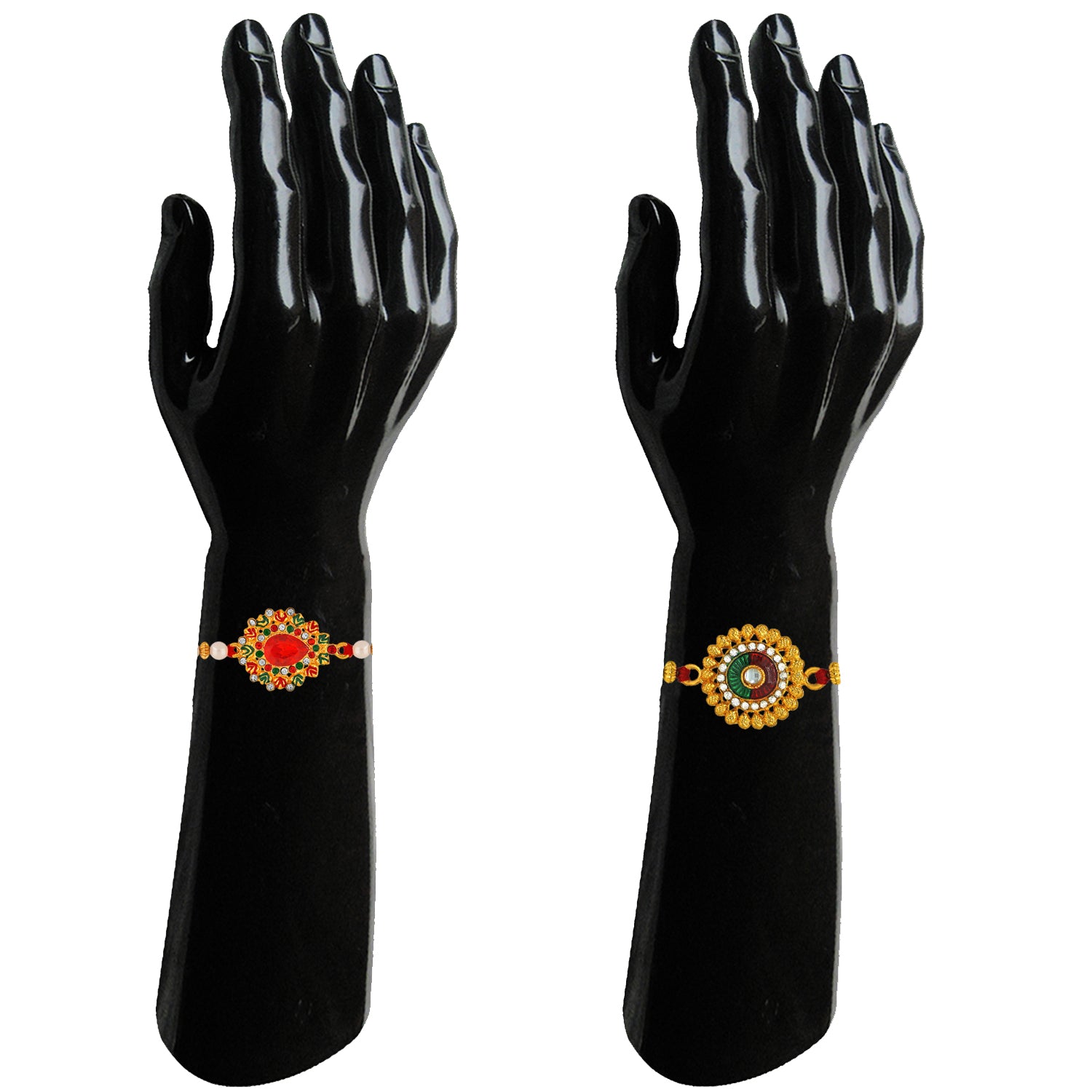 Combo of Designer Floral Rakhi