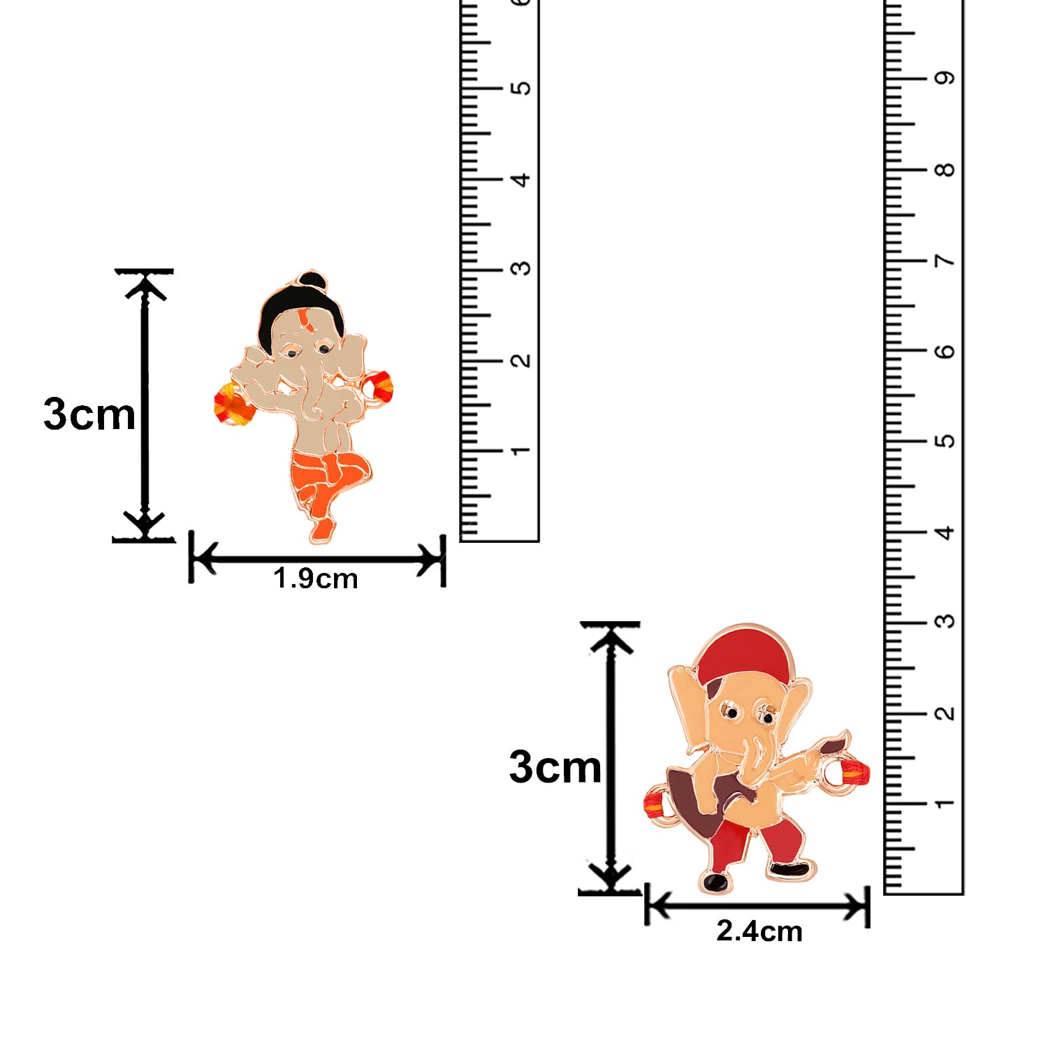 Combo of Bal Ganesh Rakhi