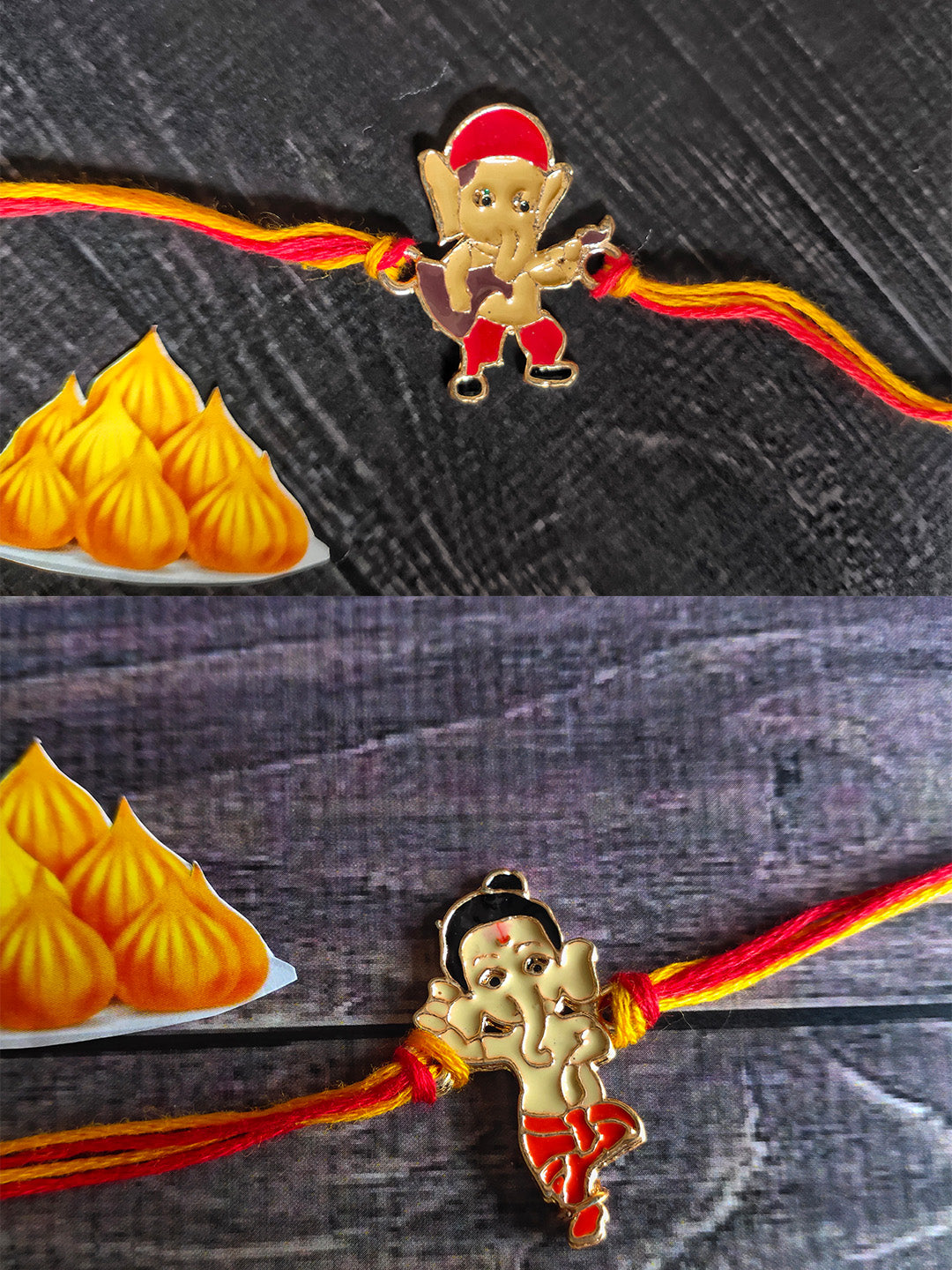 Combo of Bal Ganesh Rakhi