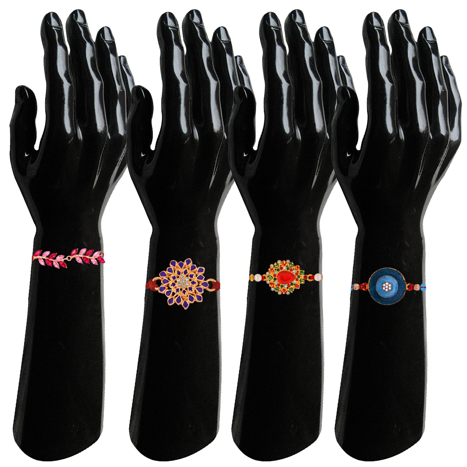 Combo of Leafy and Floral Rakhi