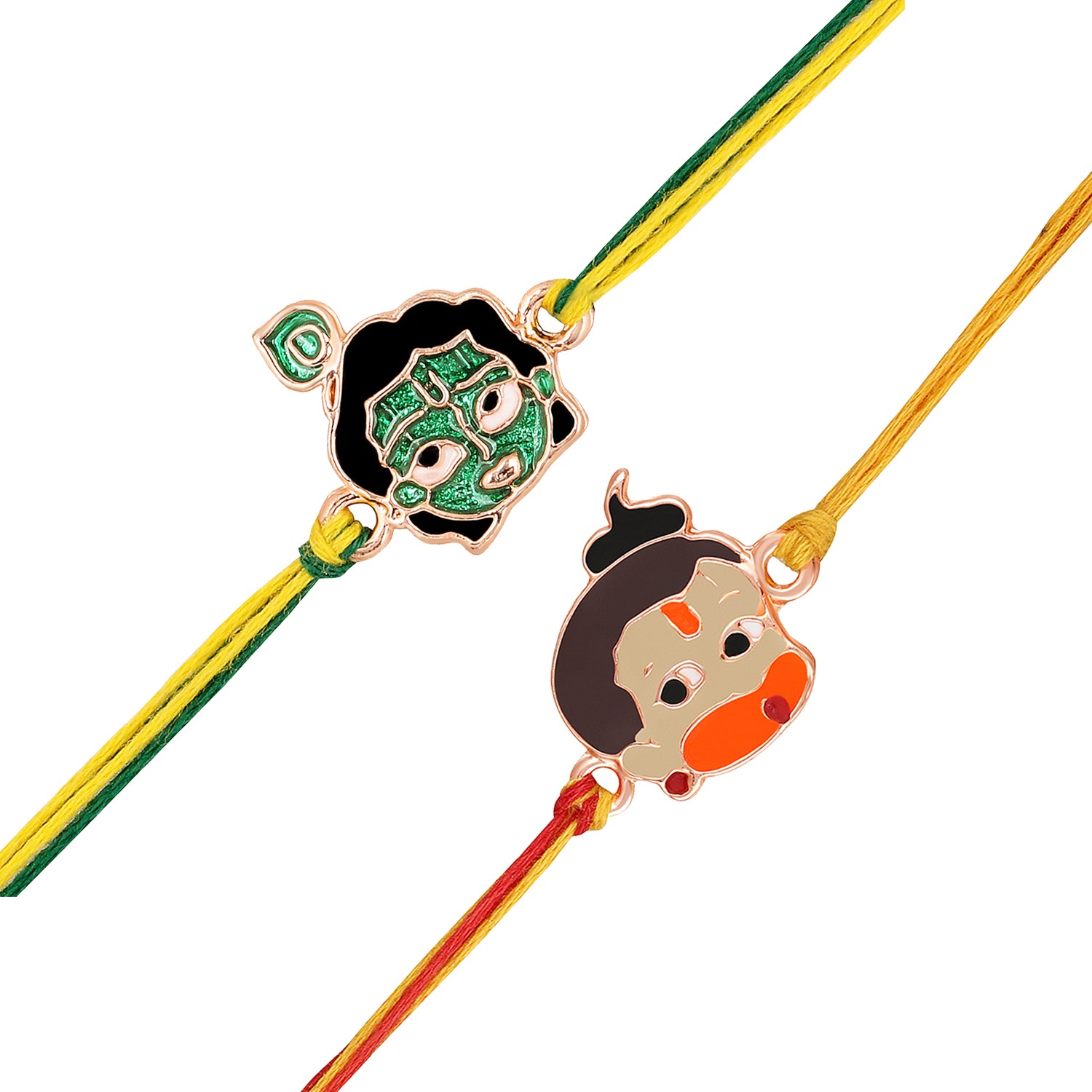 Combo of Bal Ganesh, Bal Krishna and Bal Hanuman Rakhi