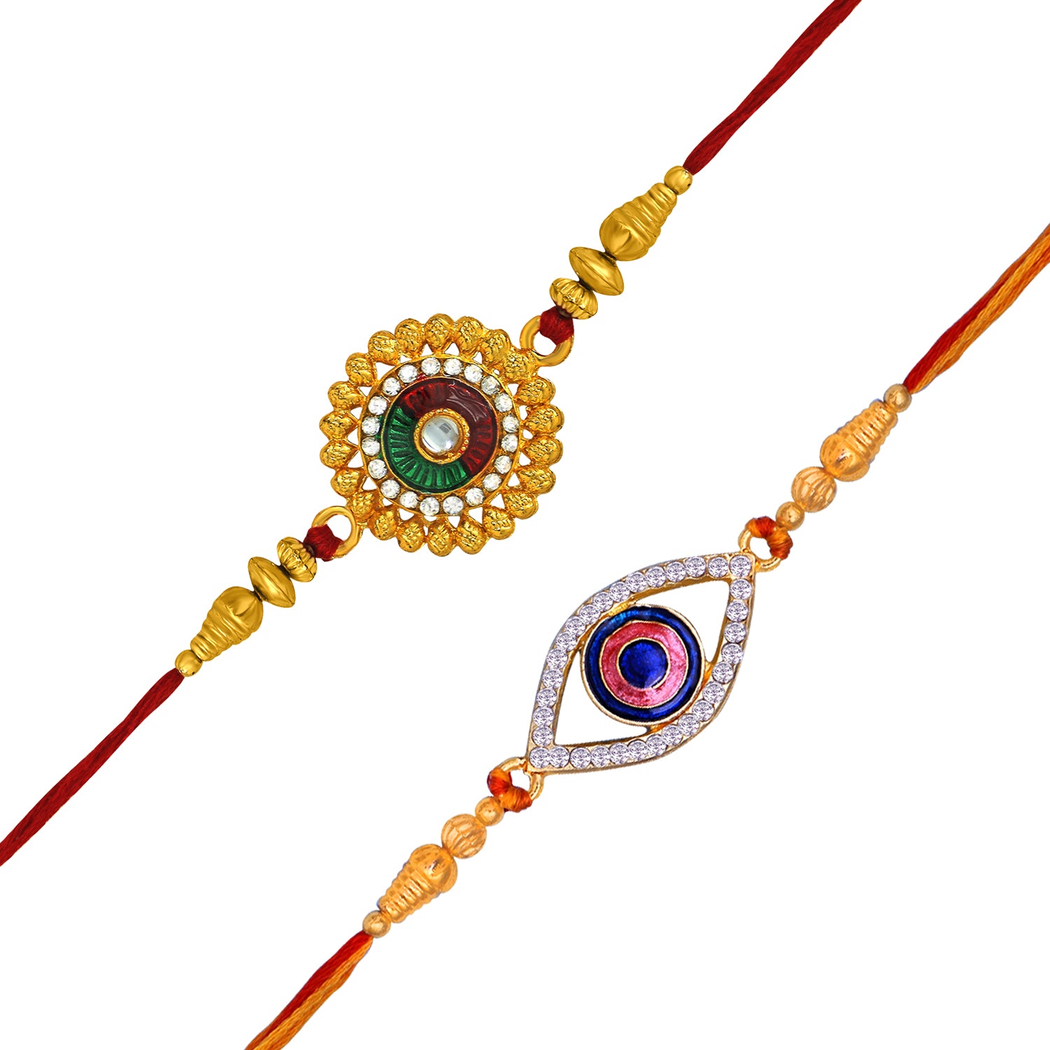 Combo of Classic Colorful Rakhi's