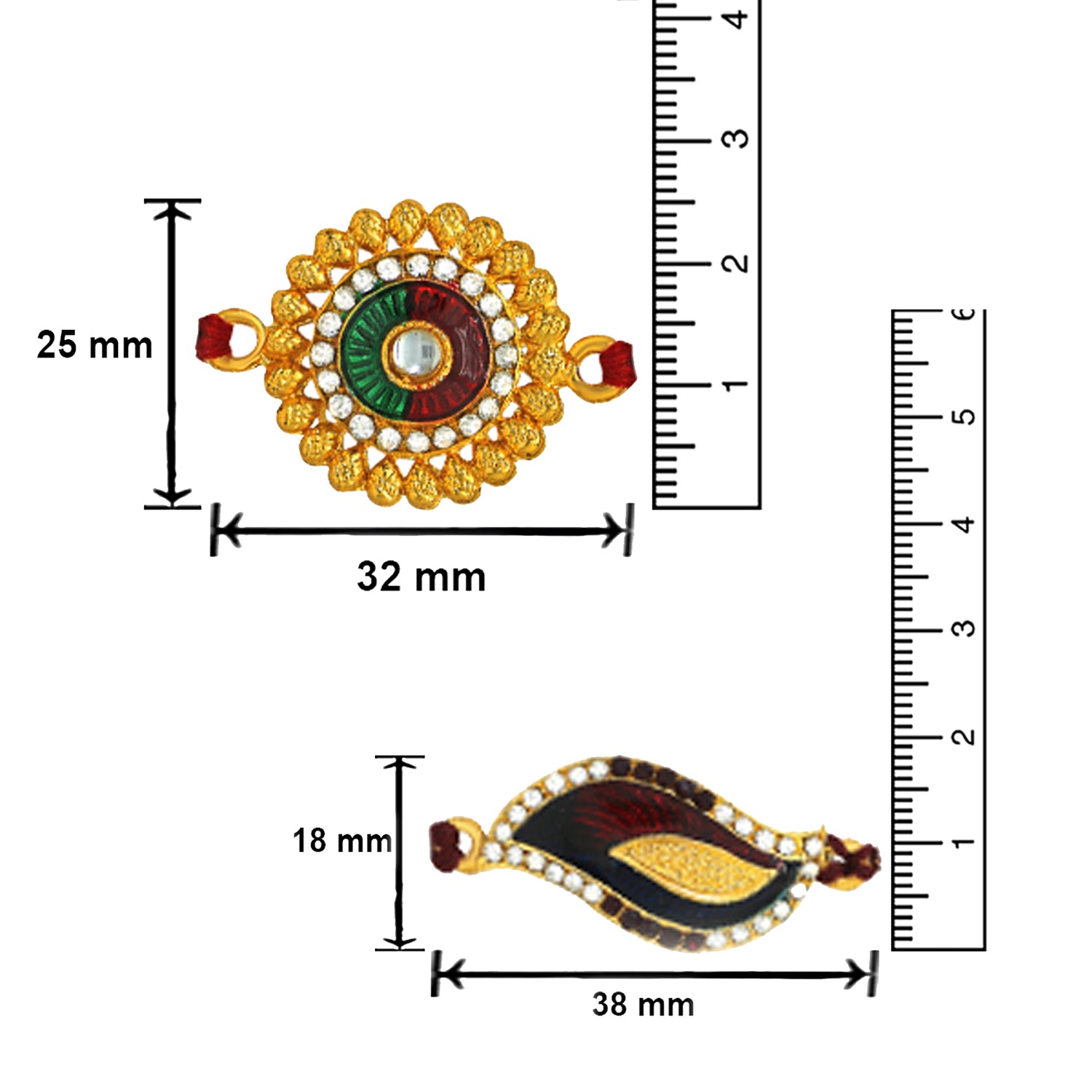 Combo of Classic Designer Rakhi's