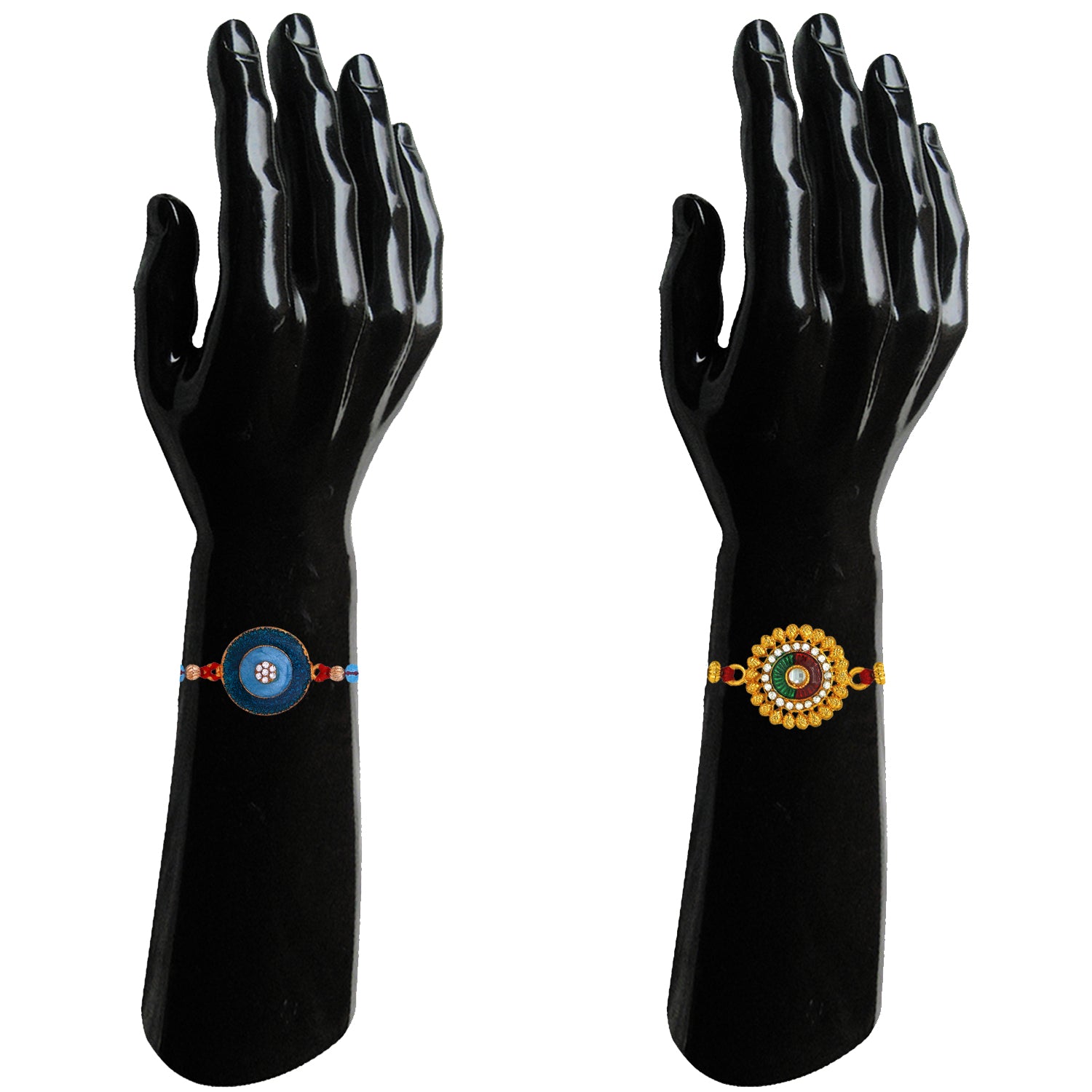 Combo of 2 Floral Rakhis