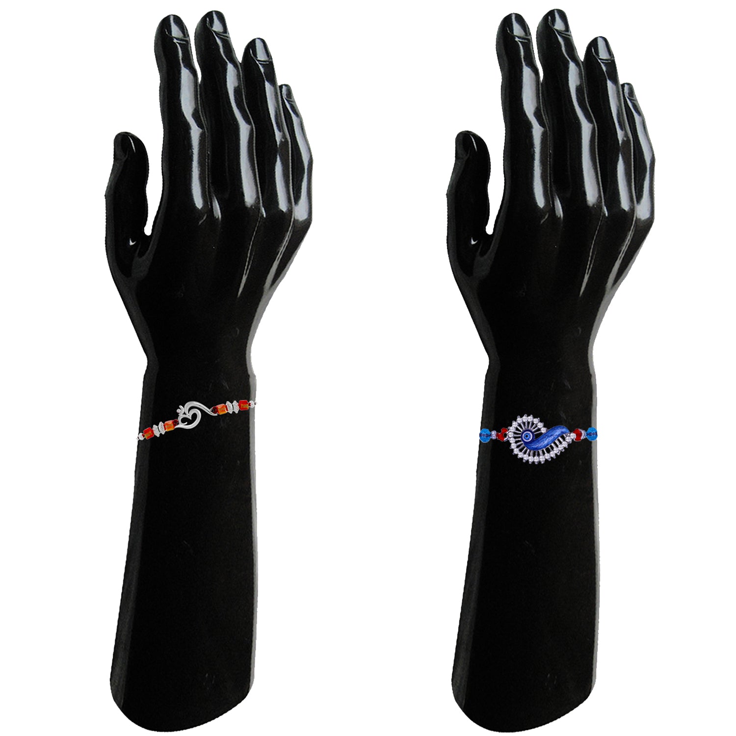 Combo of Om and Evil Eye Rakhis