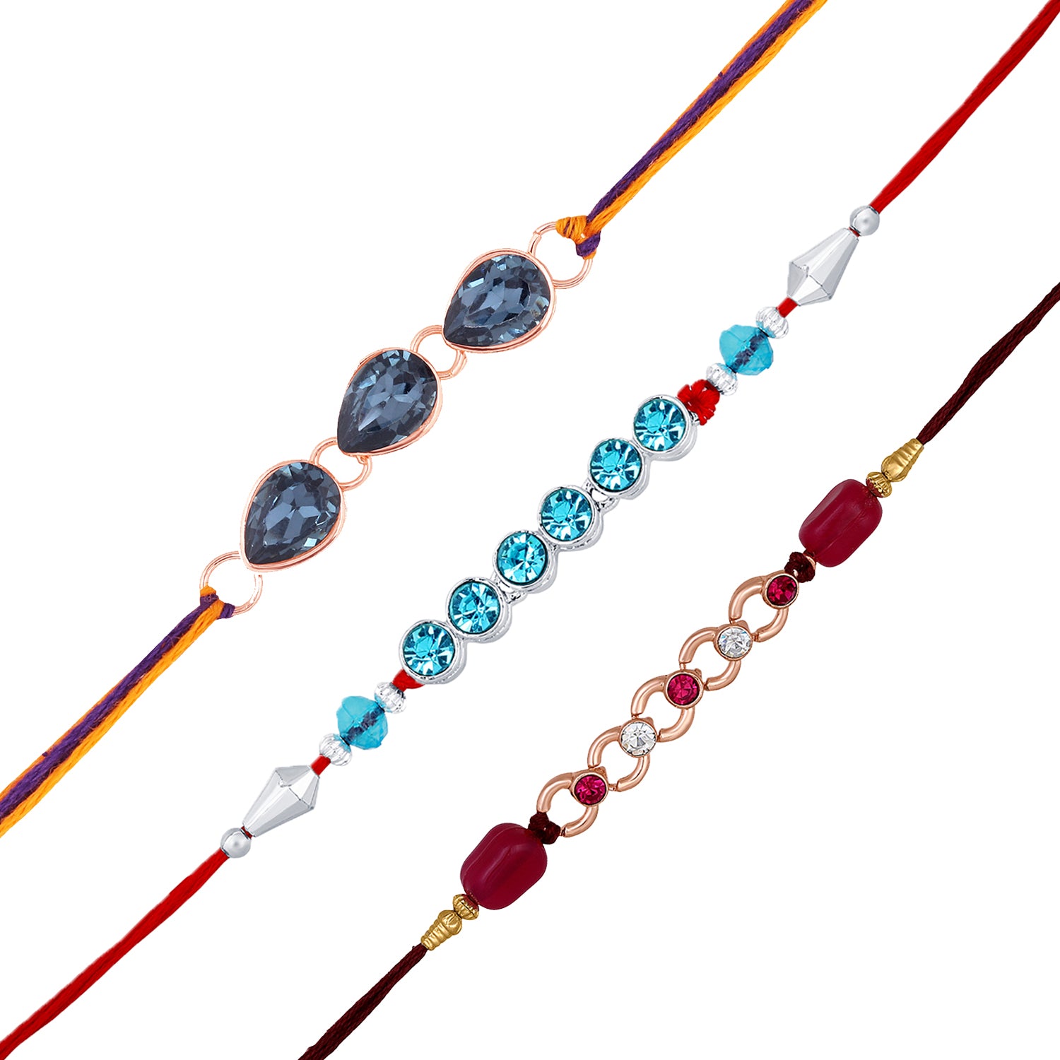 Combo of 3 Simple and Elegant Rakhis