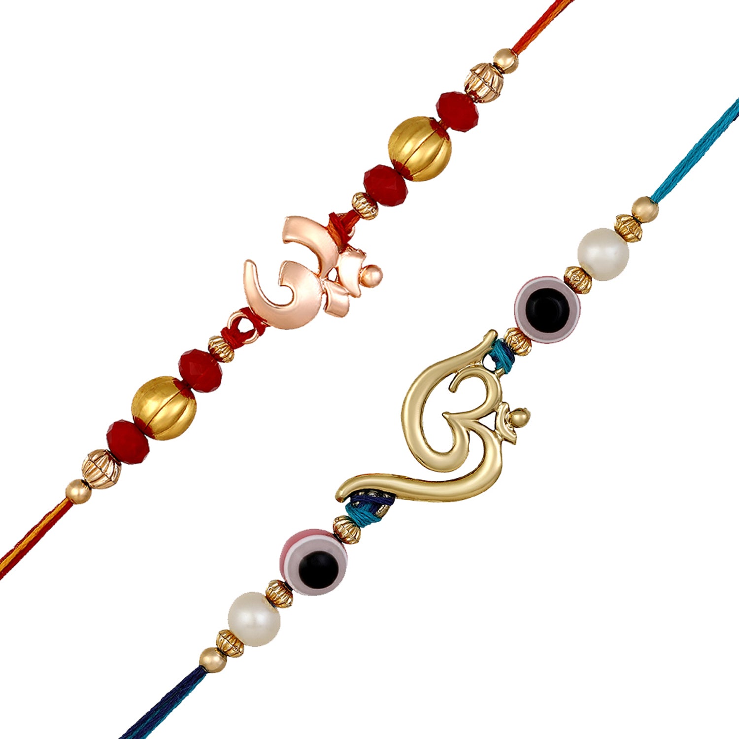 Combo of Evil Eye and OM Rakhi's