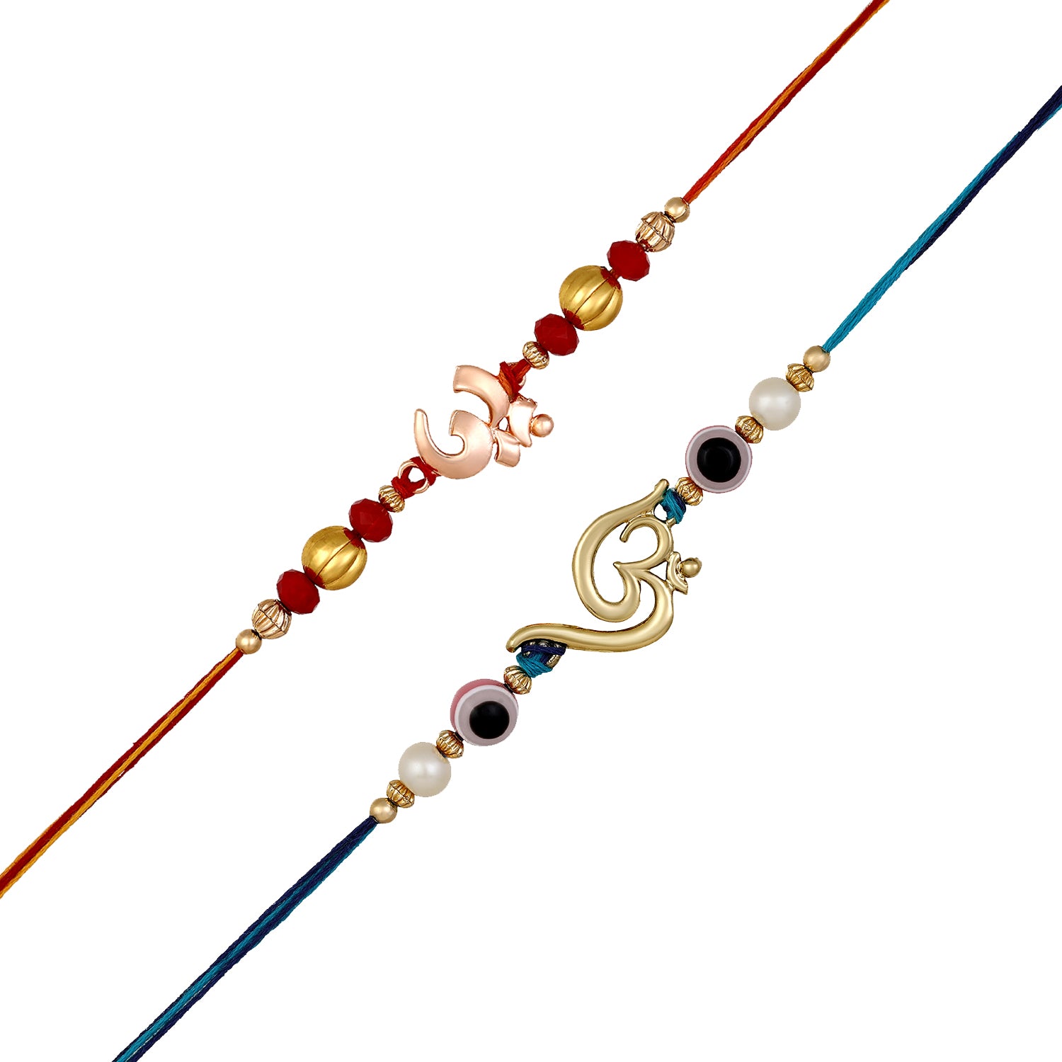 Combo of Evil Eye and OM Rakhi's