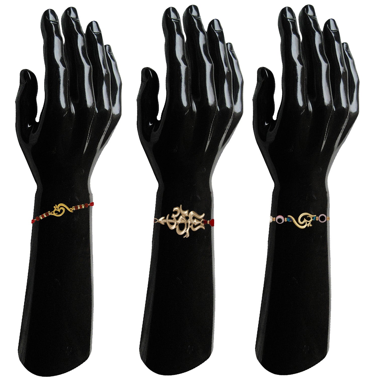 Combo of Evil Om and Trishul Rakhis