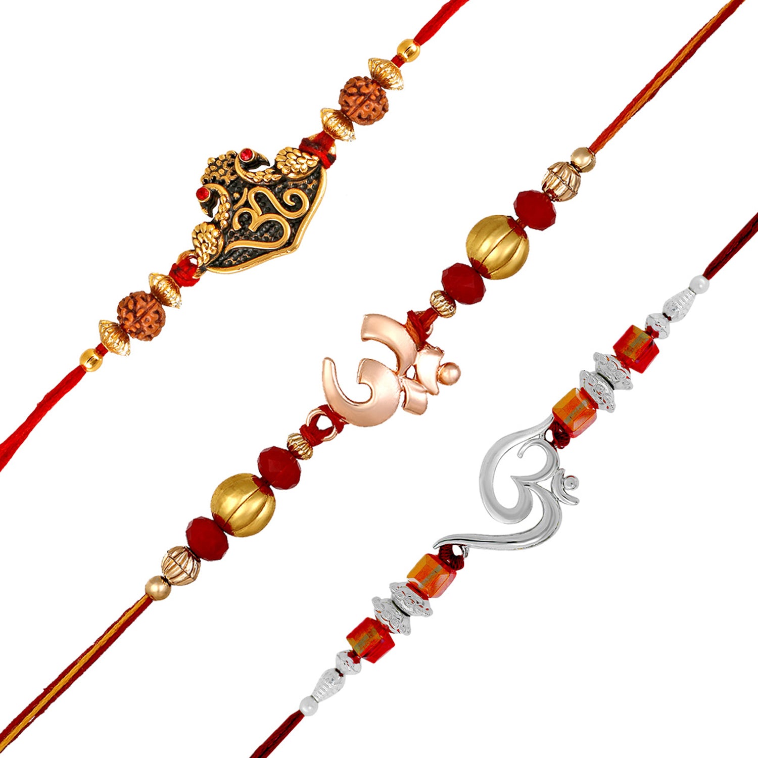 Combo of 3 OM Rakhis