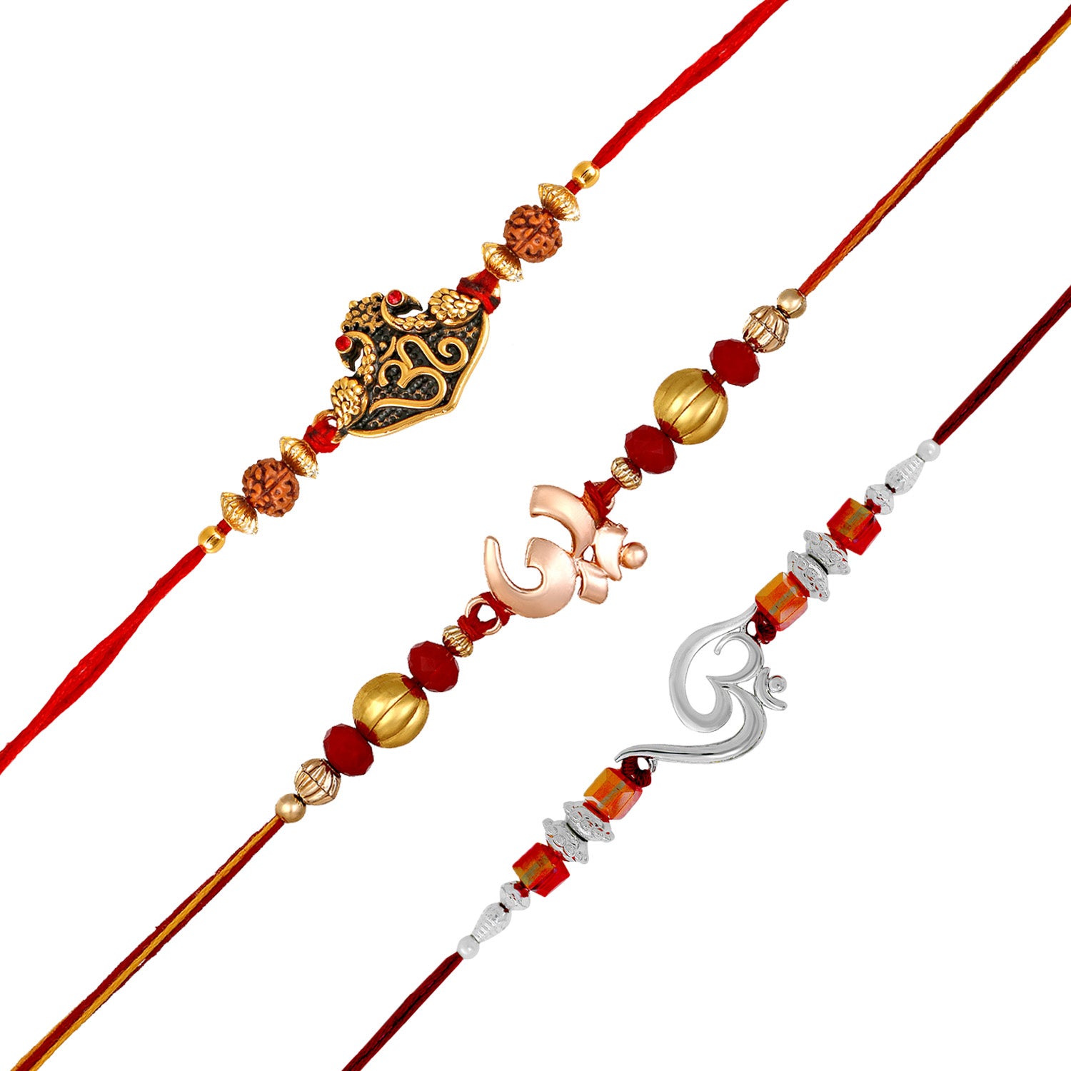 Combo of 3 OM Rakhis