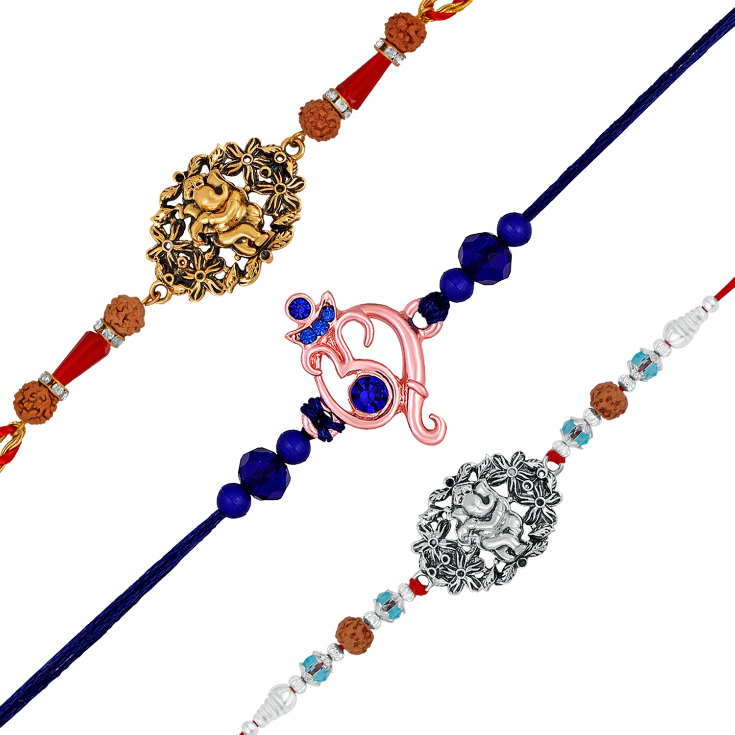 Combo of 3 Ganpati Rakhis