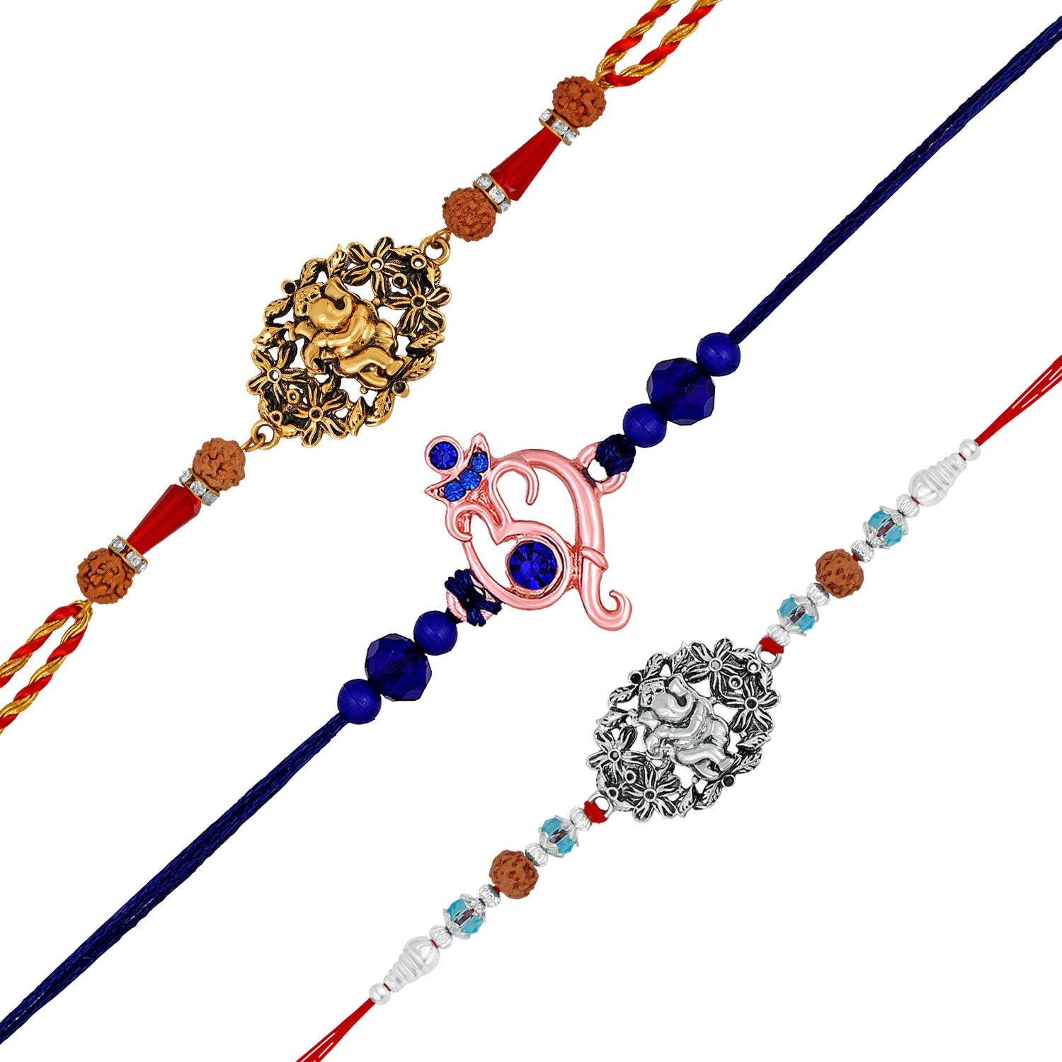 Combo of 3 Ganpati Rakhis