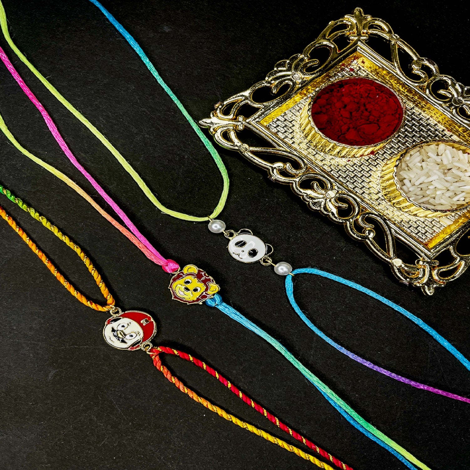 Combo of Kids Favourite 3 Cartoon Rakhis