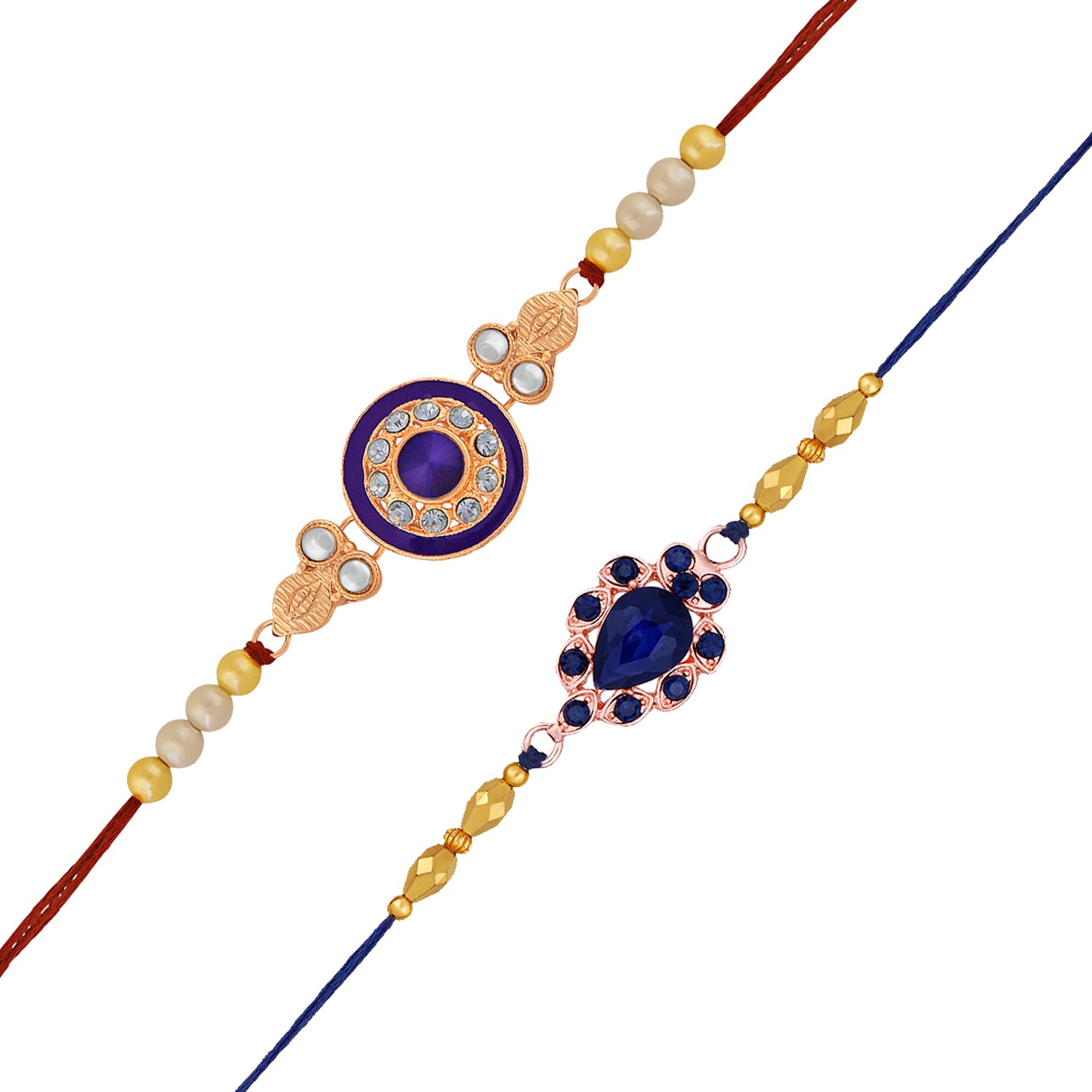 Combo of 2 Beautifully Crafted Rakhis