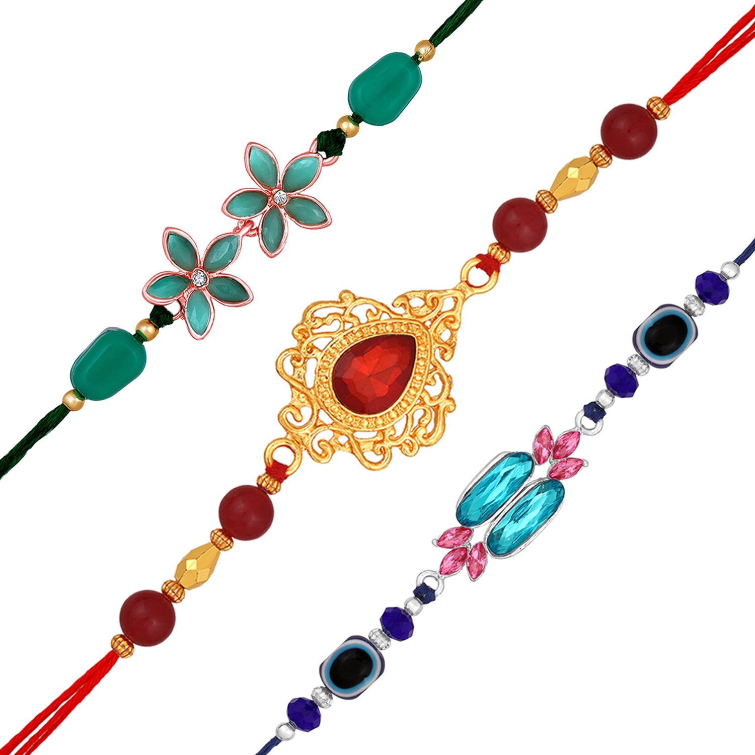 Combo of 3 Fancy Rakhis