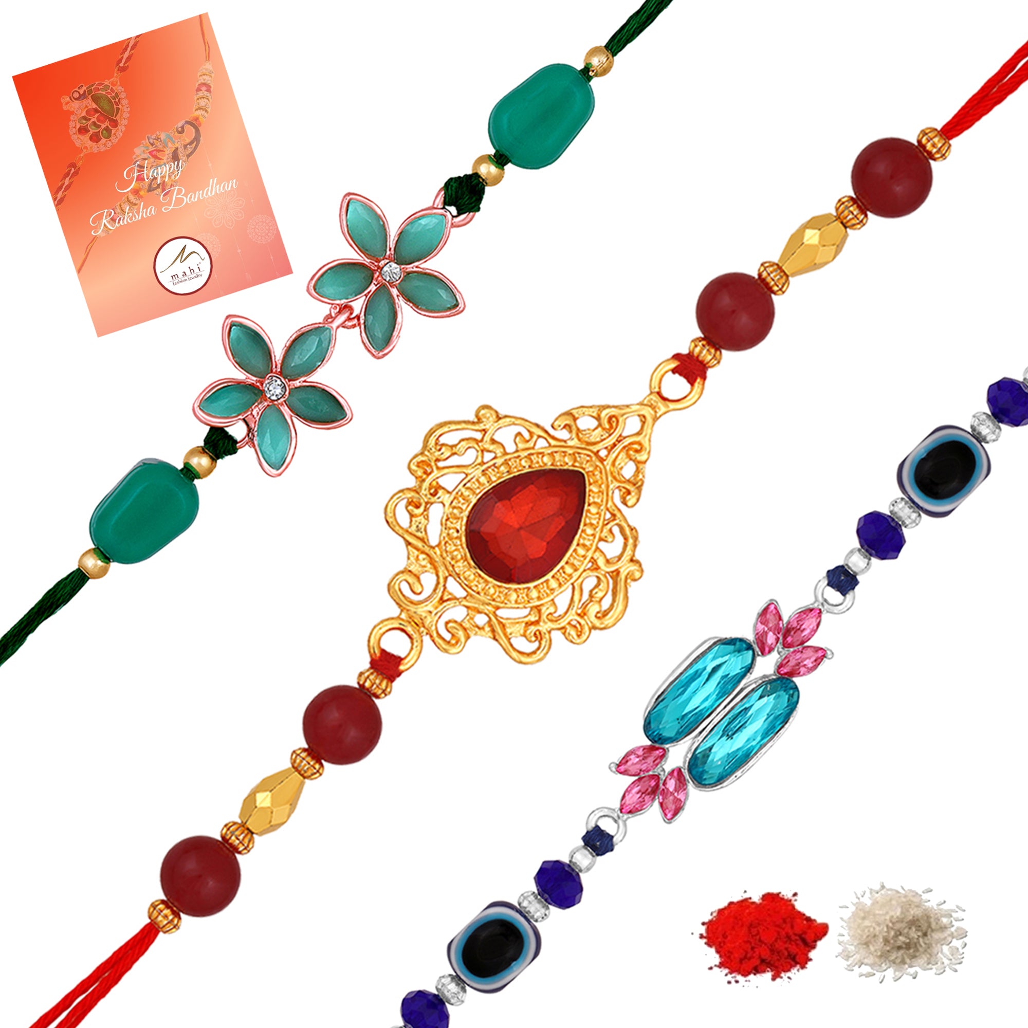 Combo of 3 Fancy Rakhis