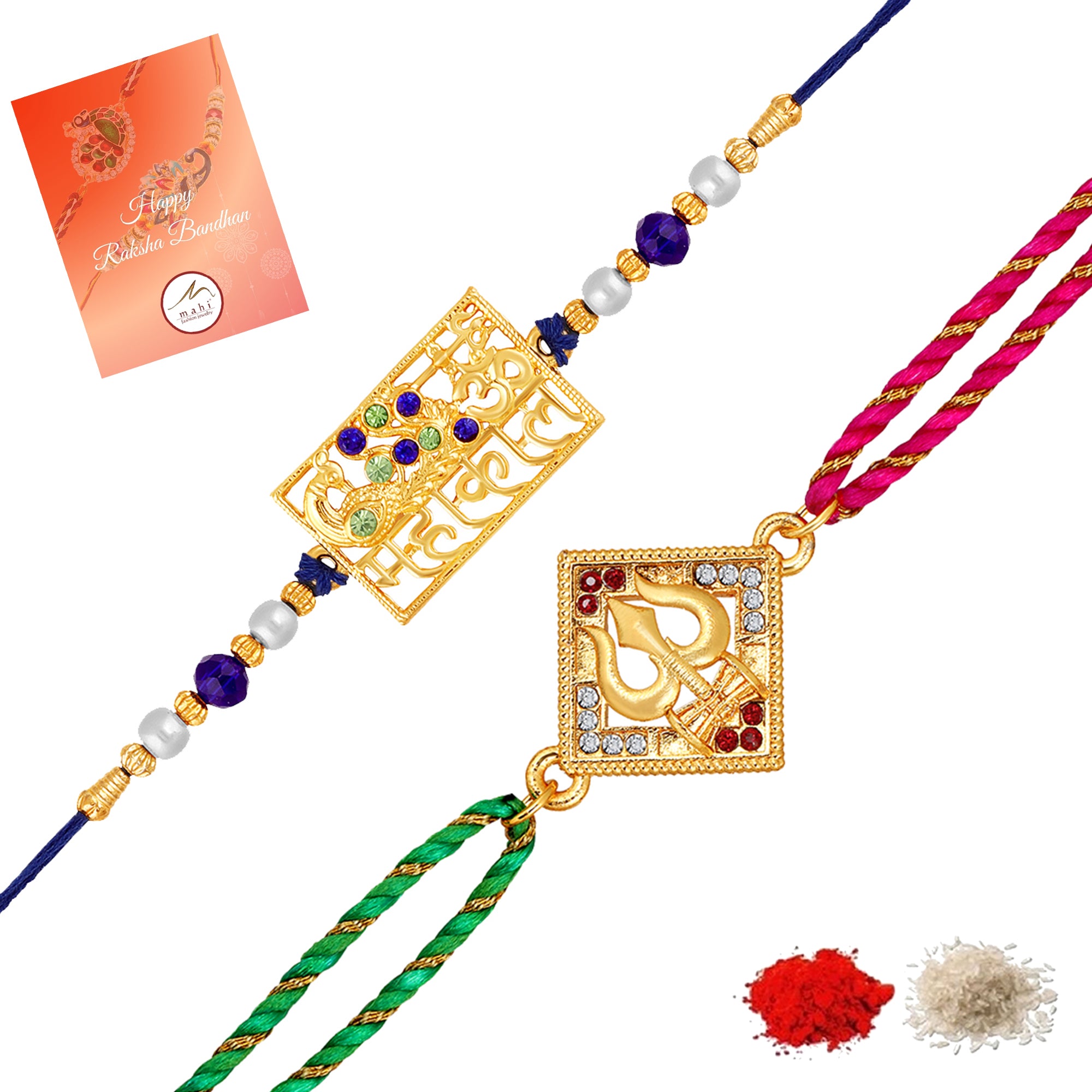 Combo of Mahakal and Trishul Rakhi