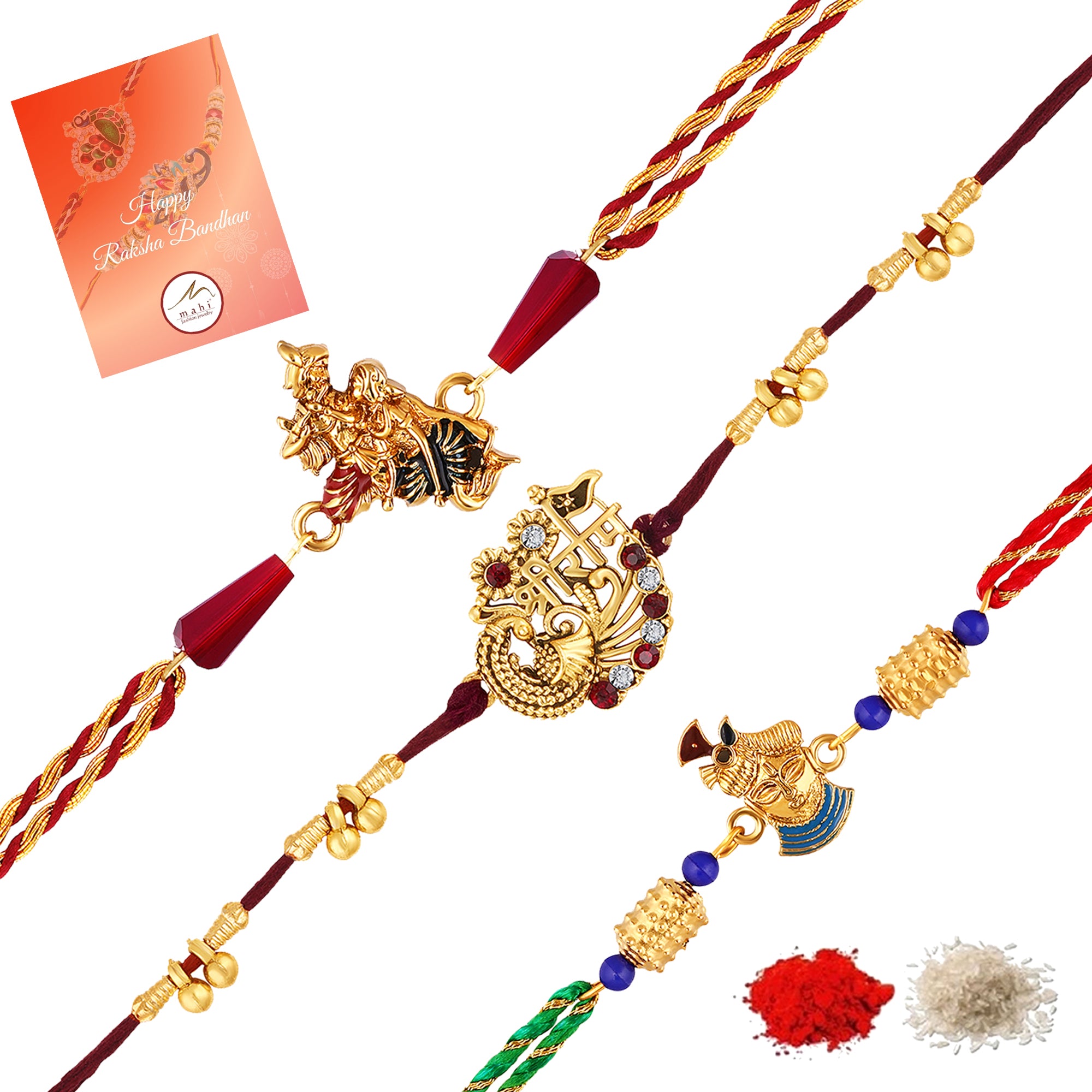 Combo of 3 Religious Rakhi