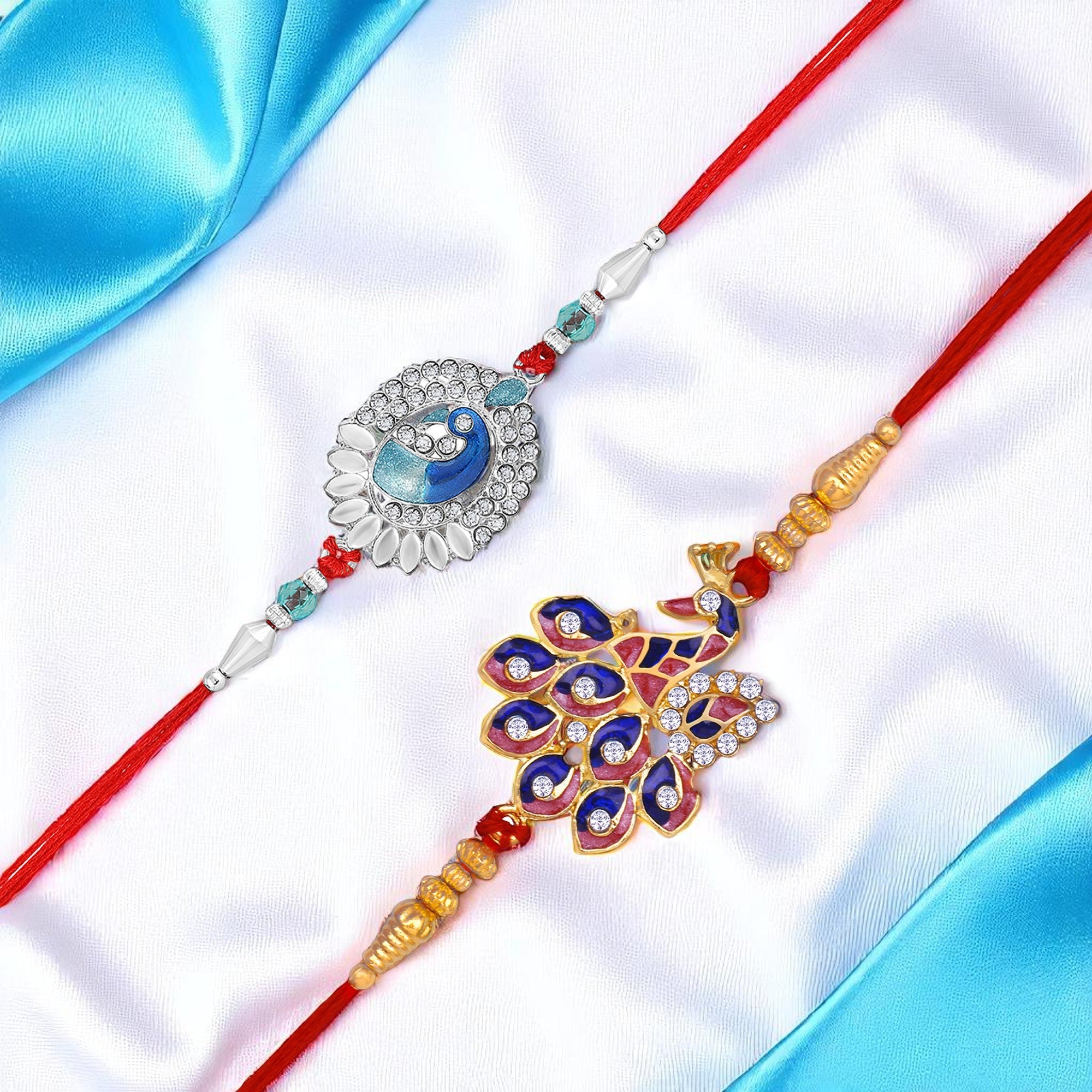 Peacock Rakhi's Combo of 2 for Brother
