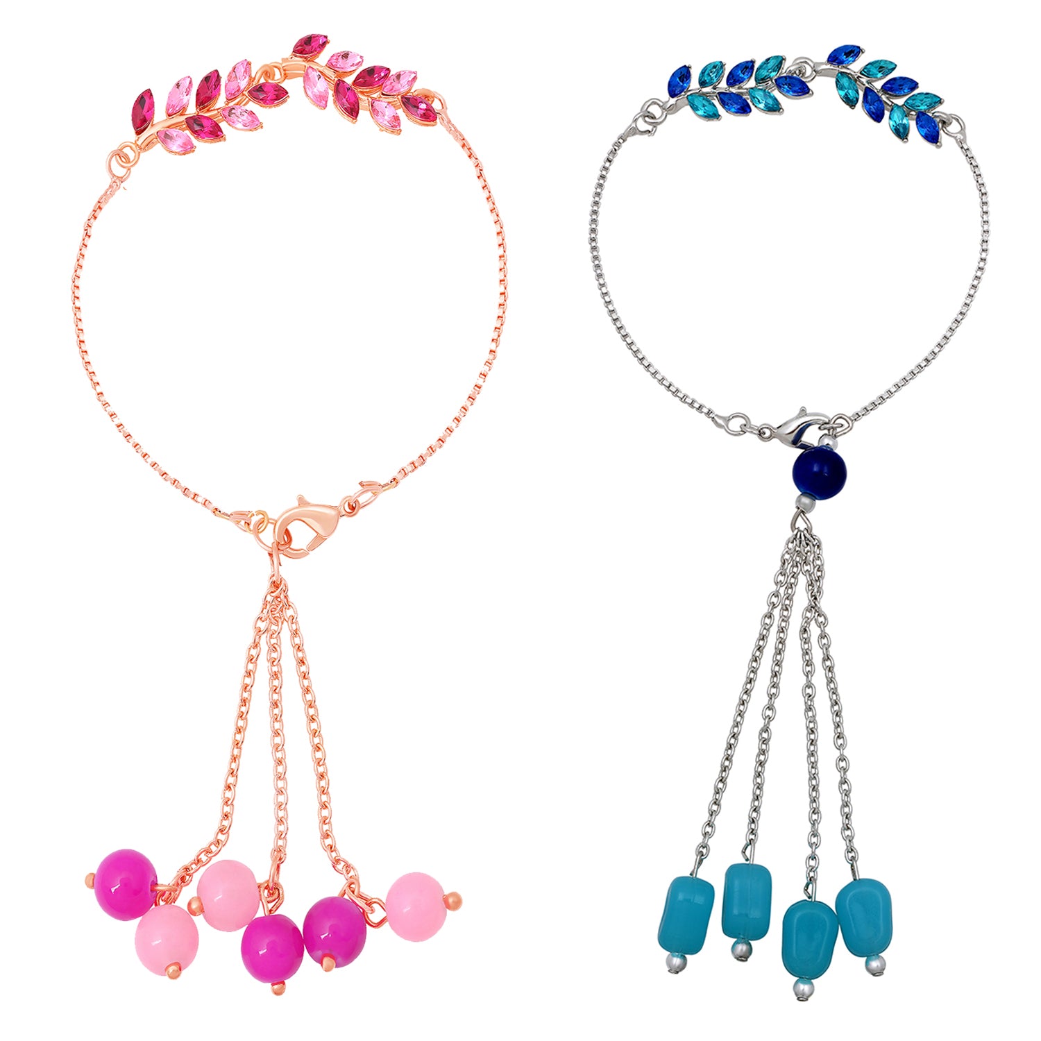 Modern Lumba Rakhi Combo Set of 2 for Bhabhi