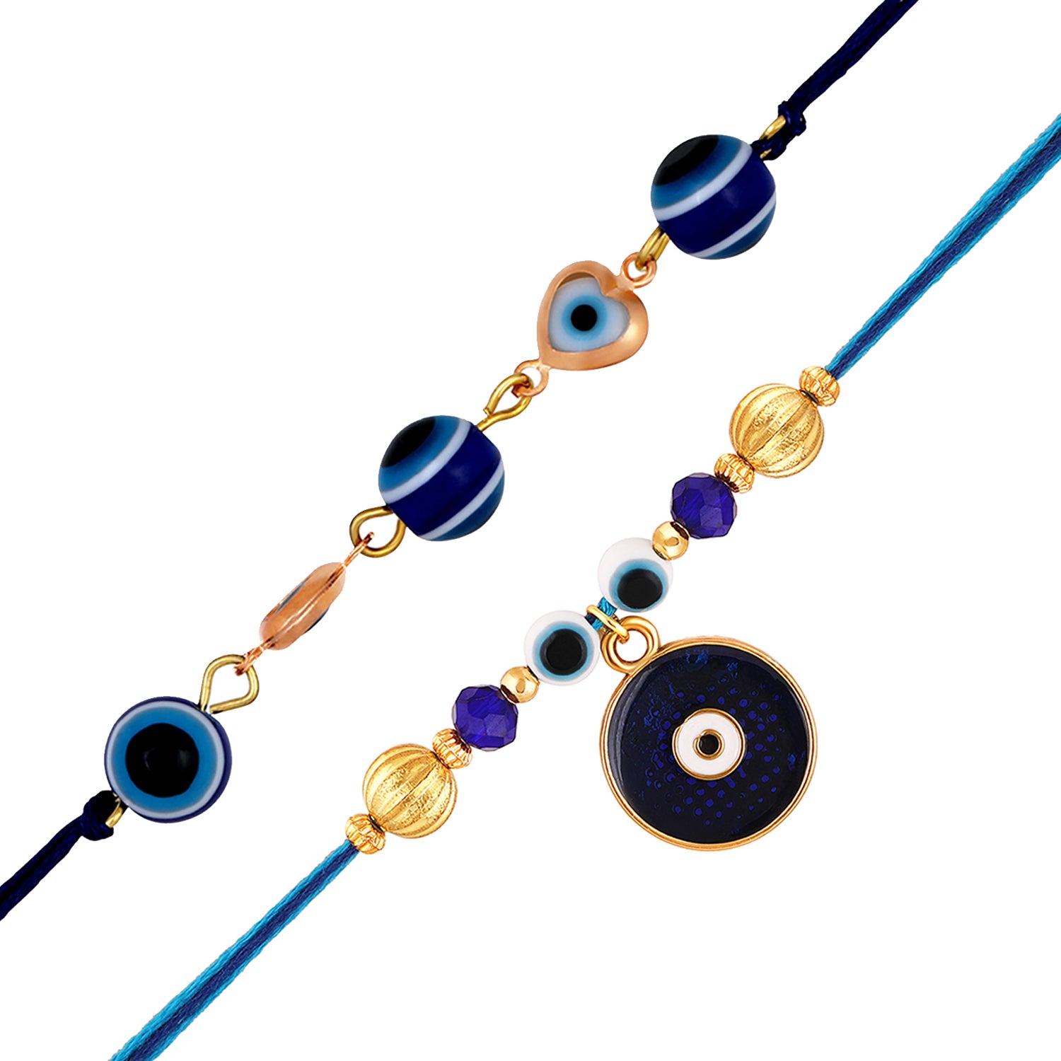 Evil Eye Rakhi Combo Set of 2 for Brother