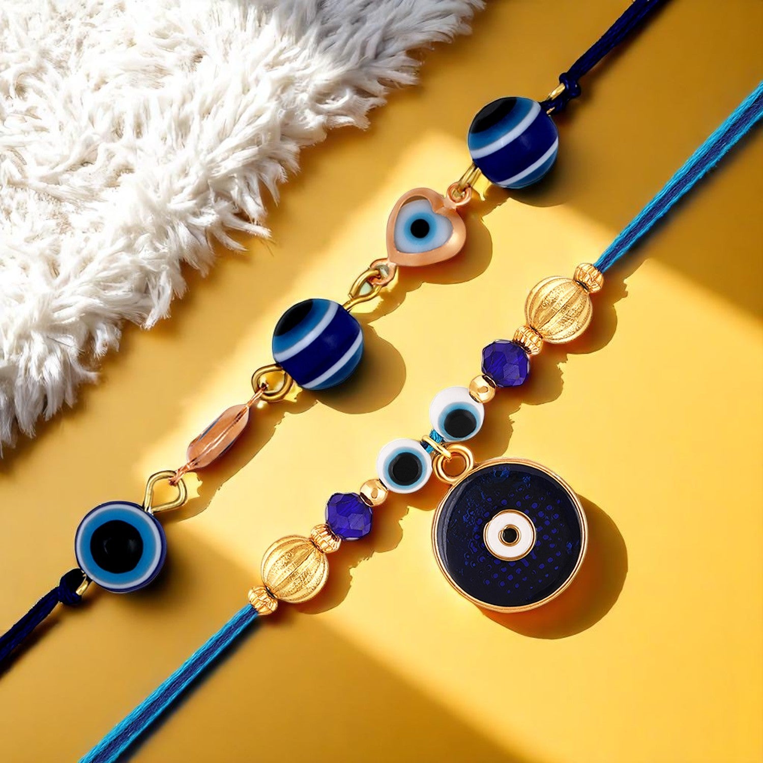 Evil Eye Rakhi Combo Set of 2 for Brother