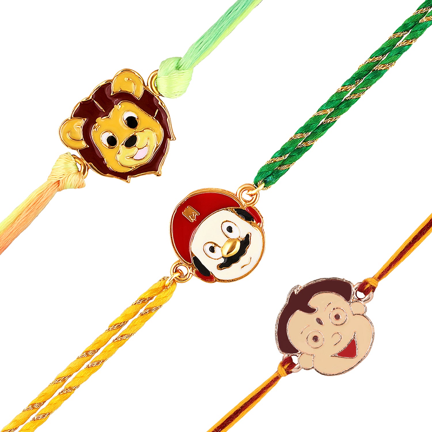 Kids Cartoon Rakhi Combo Set of 3
