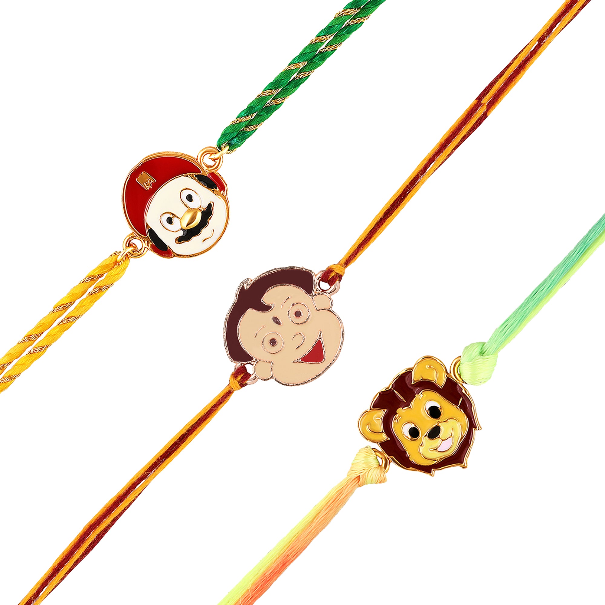 Kids Cartoon Rakhi Combo Set of 3