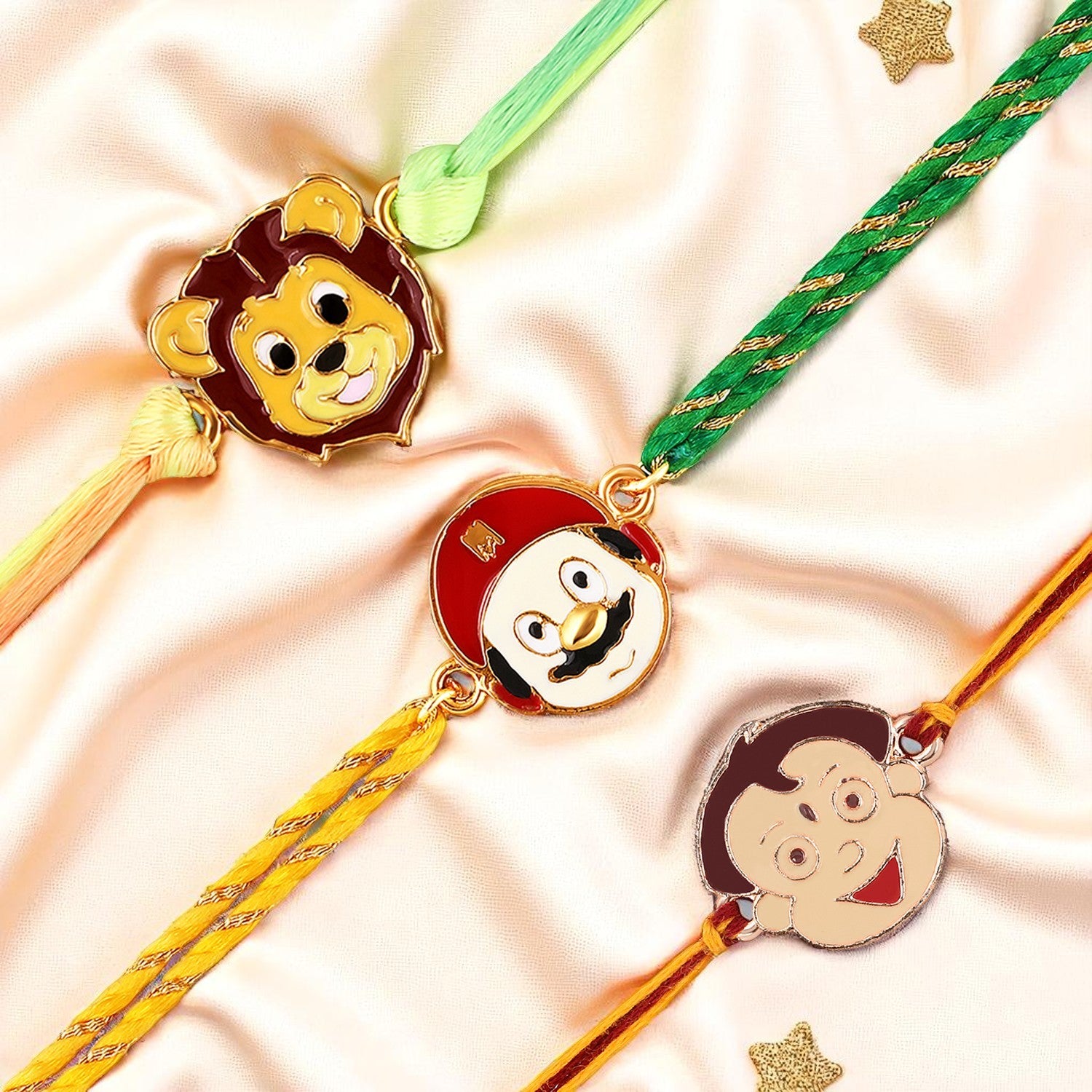 Kids Cartoon Rakhi Combo Set of 3