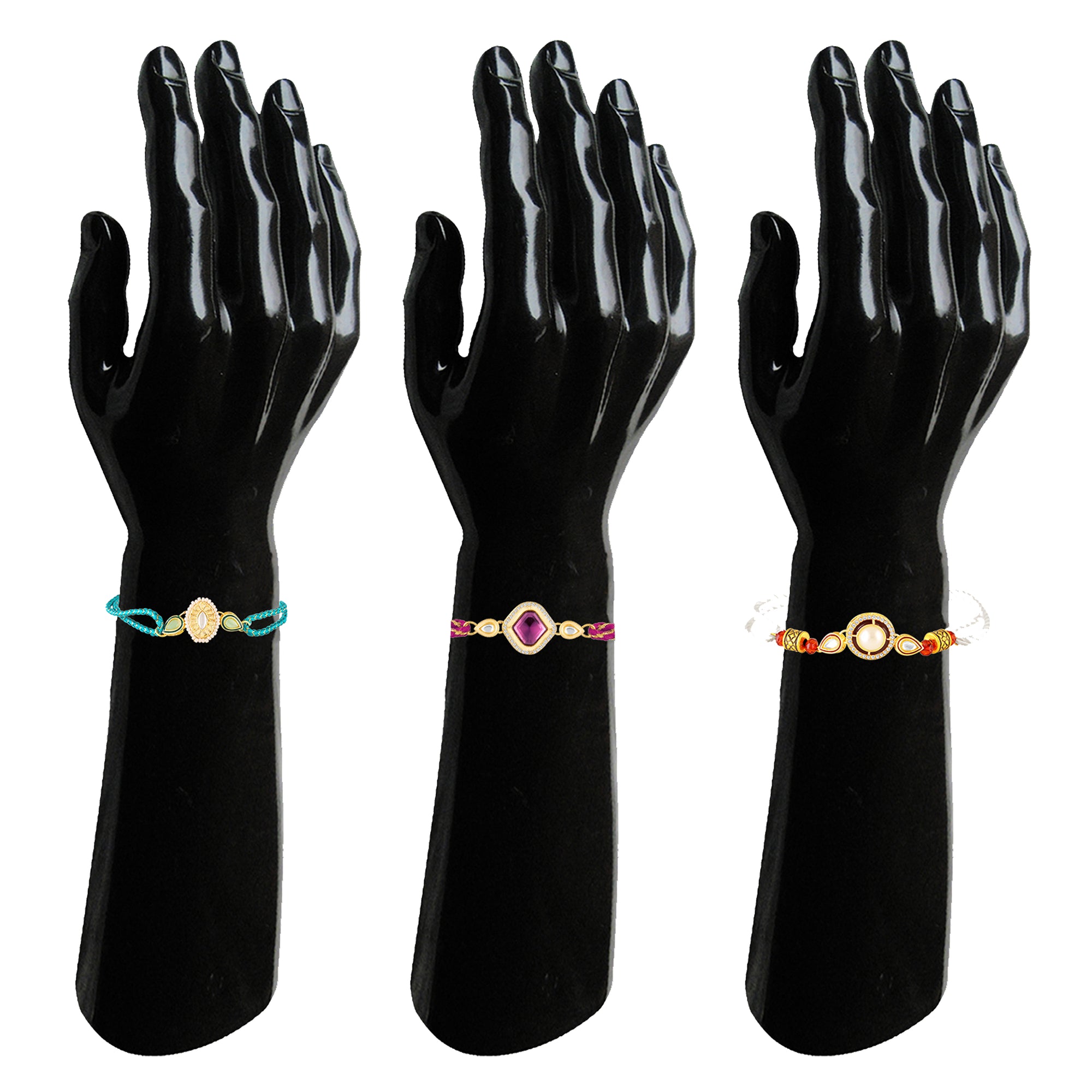 Elegant Rakhi Combo Set of 3 for Brother