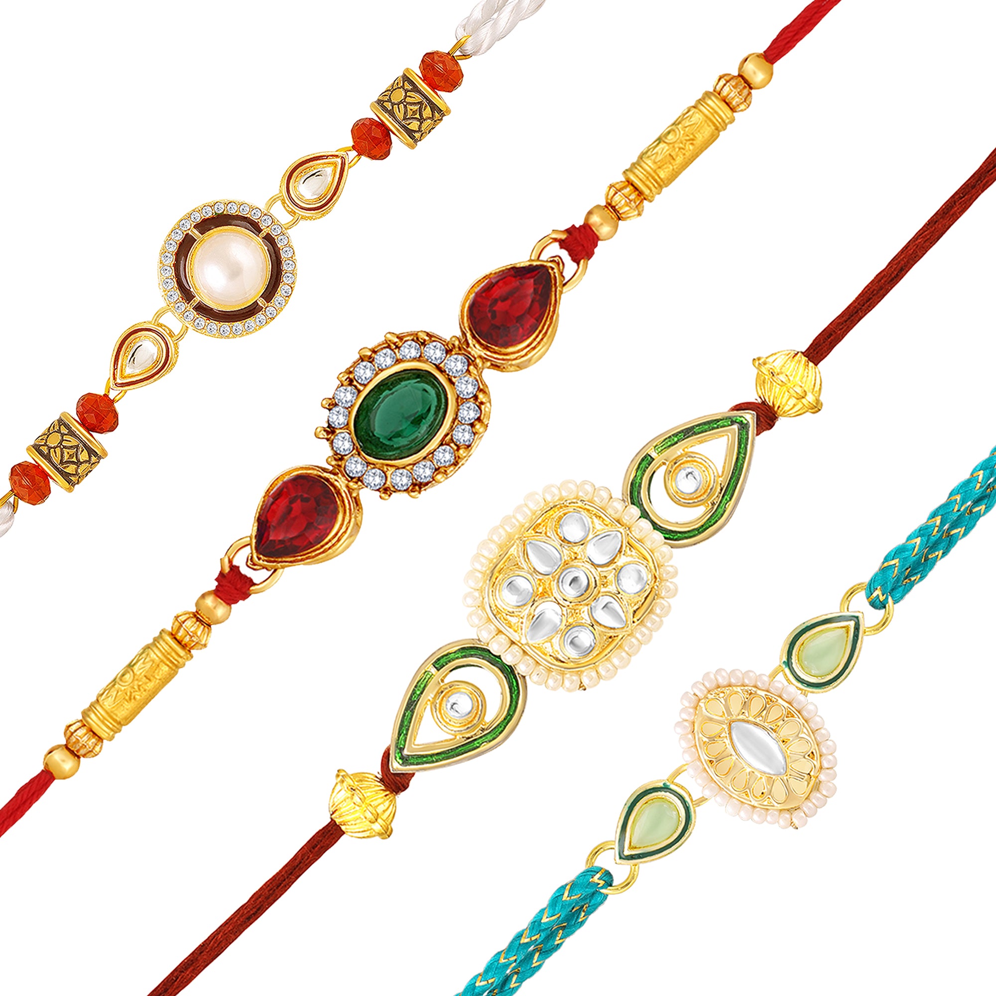 Fancy Rakhi Combo Set of 4 for Brother