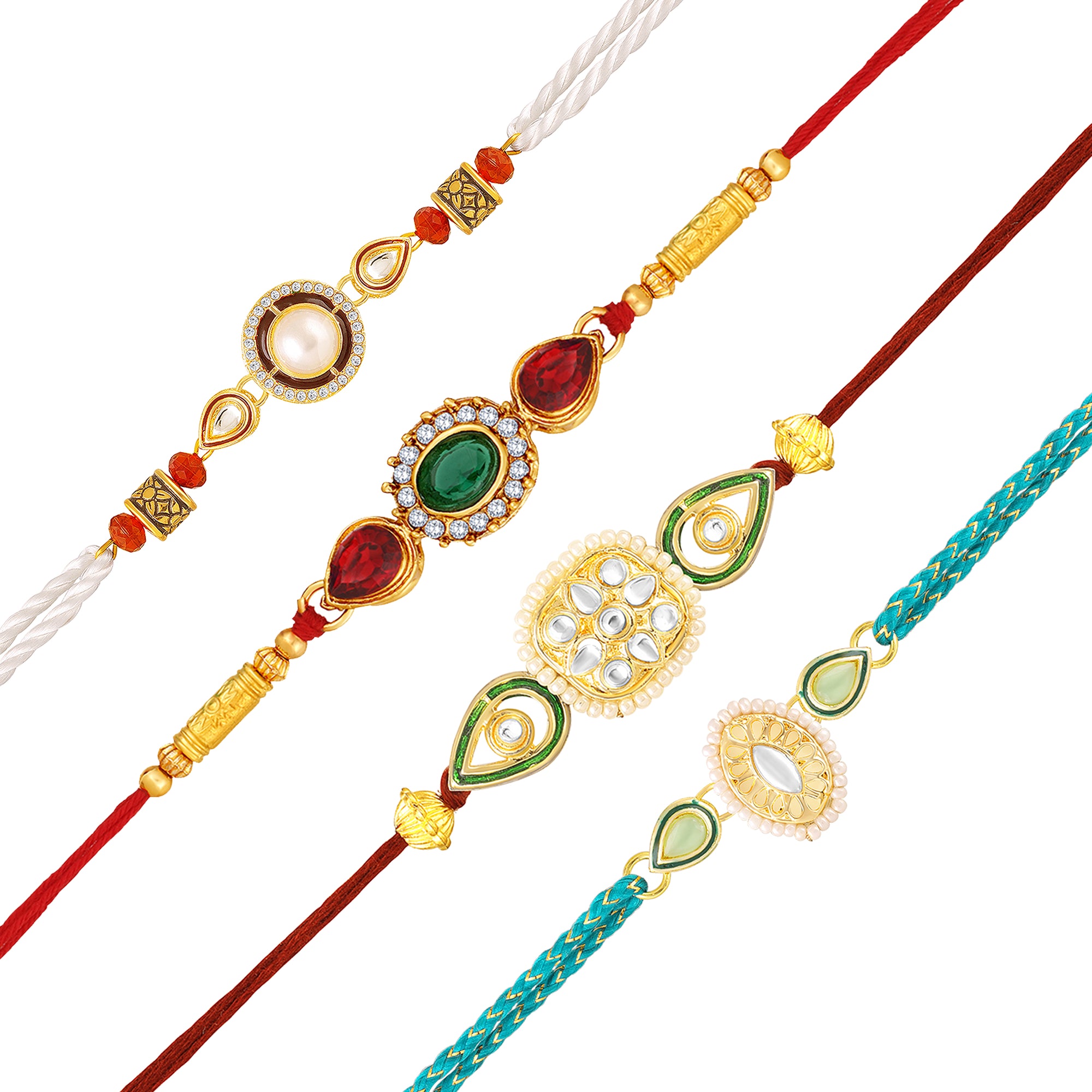 Fancy Rakhi Combo Set of 4 for Brother
