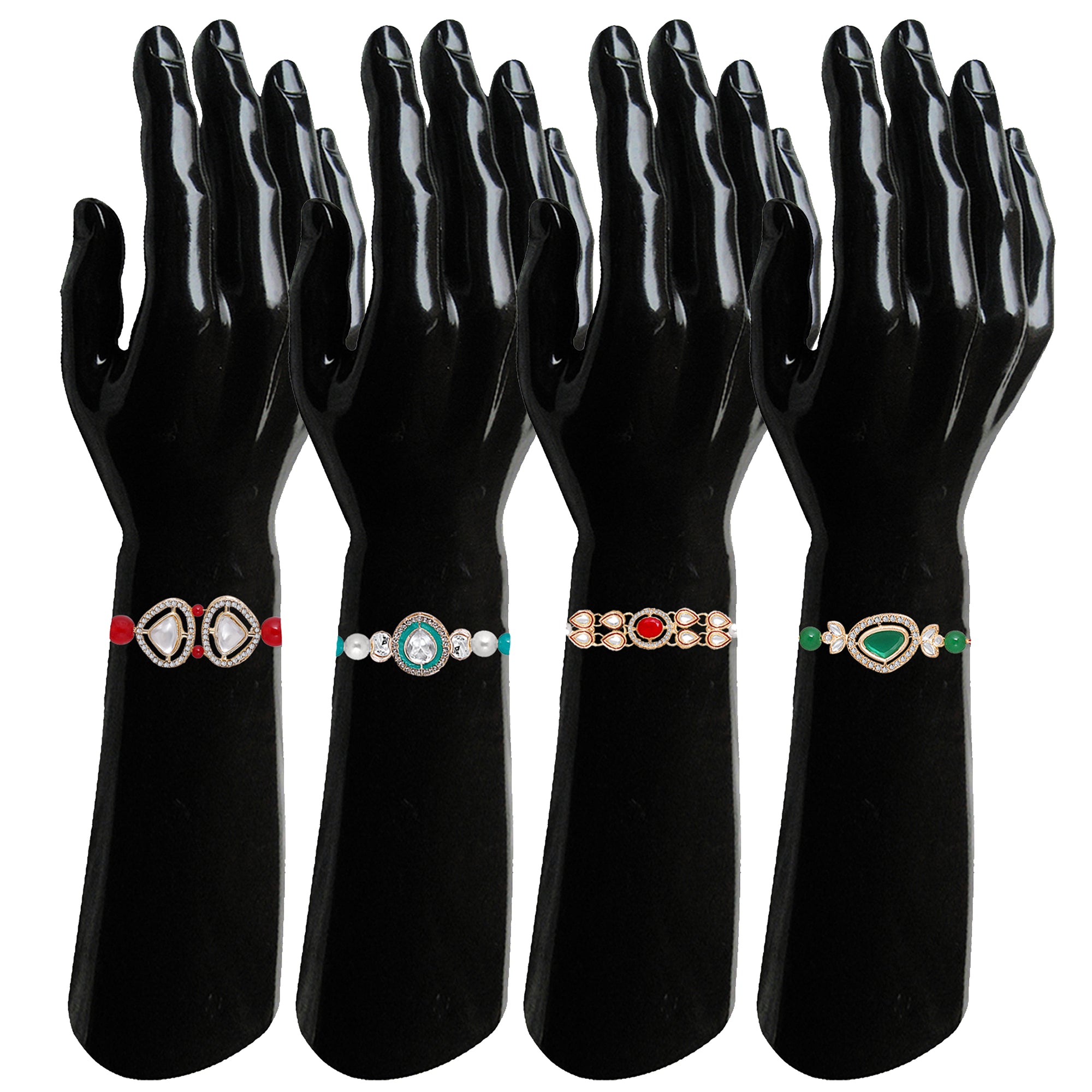 Elegant Rakhi Combo Set of 4 for Brother