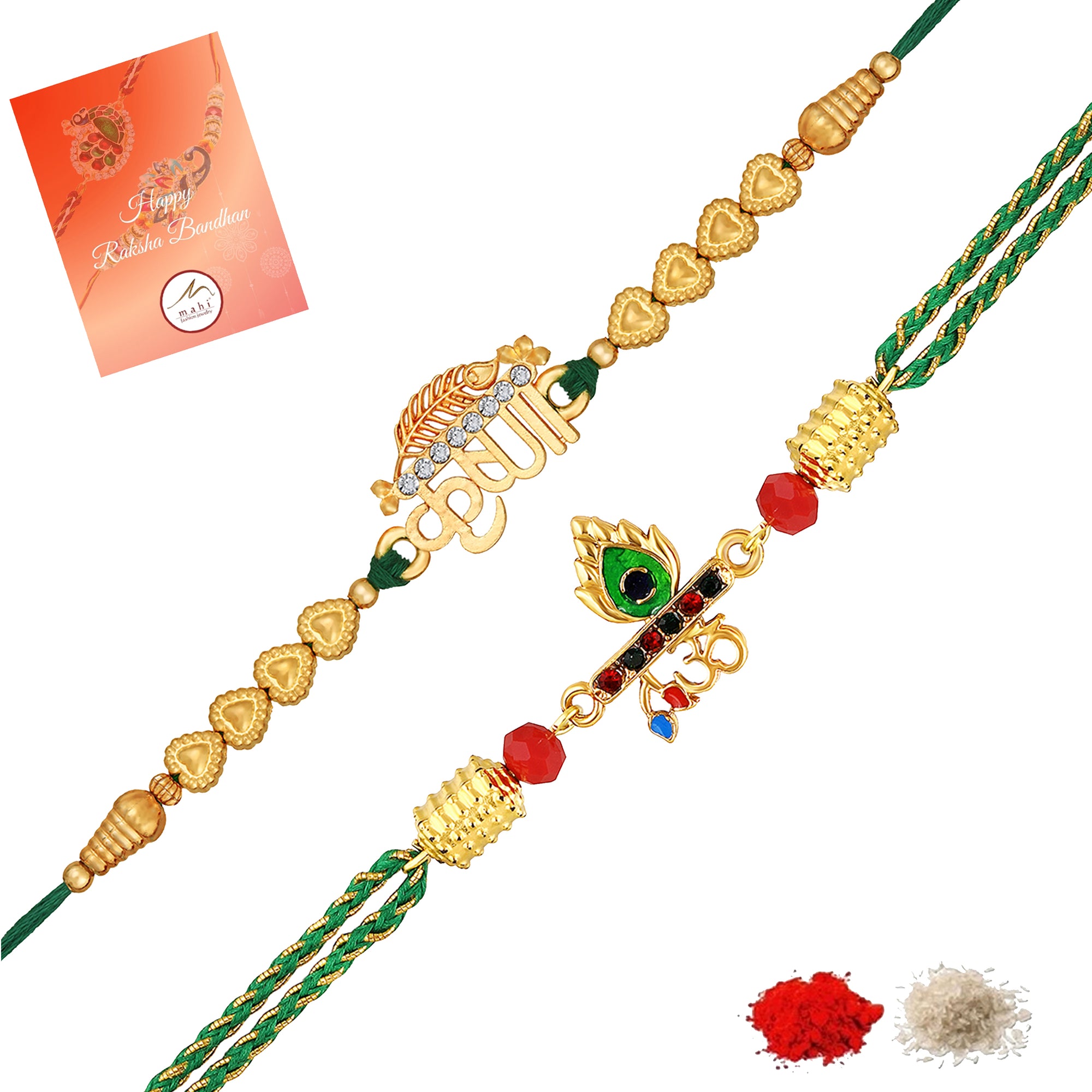 Spiritual Rakhi Combo Set of 2 for Brother