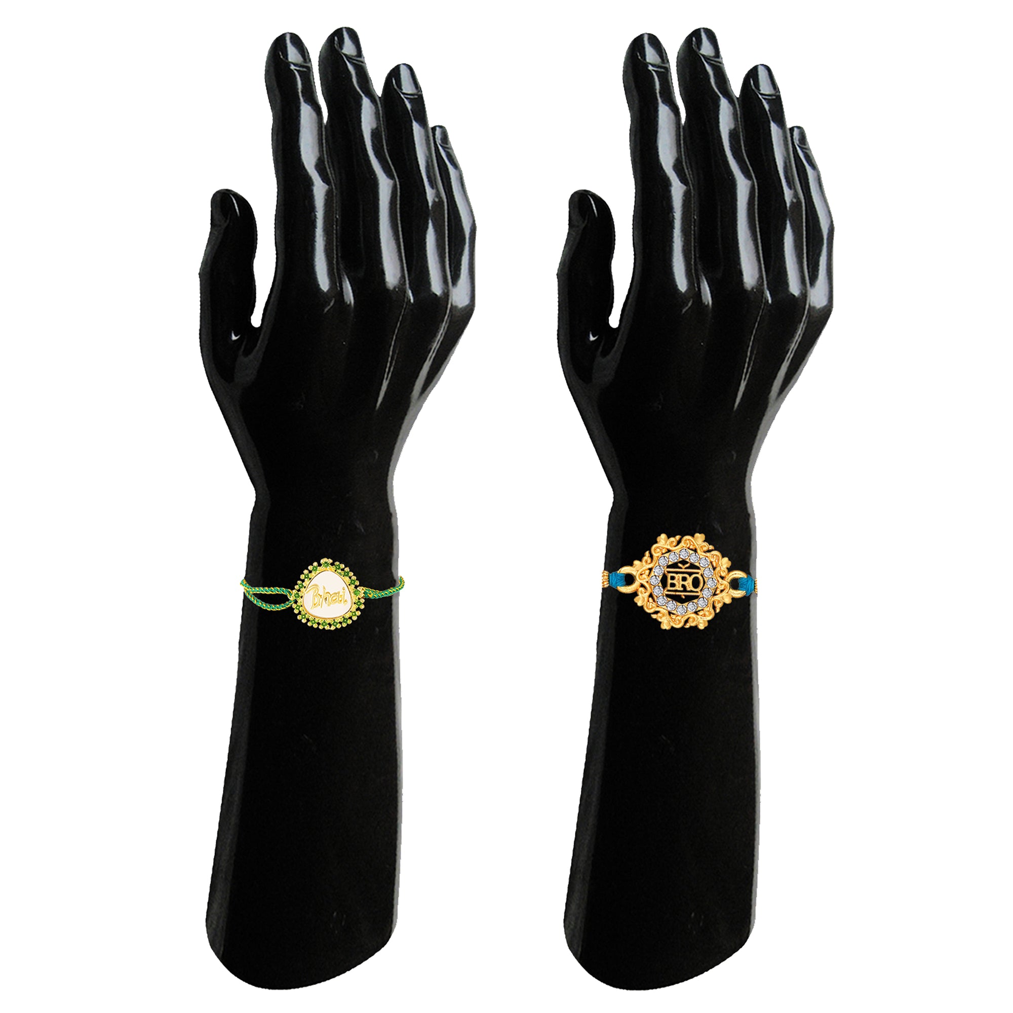 Bhai & Bro Rakhi Combo Set of 2