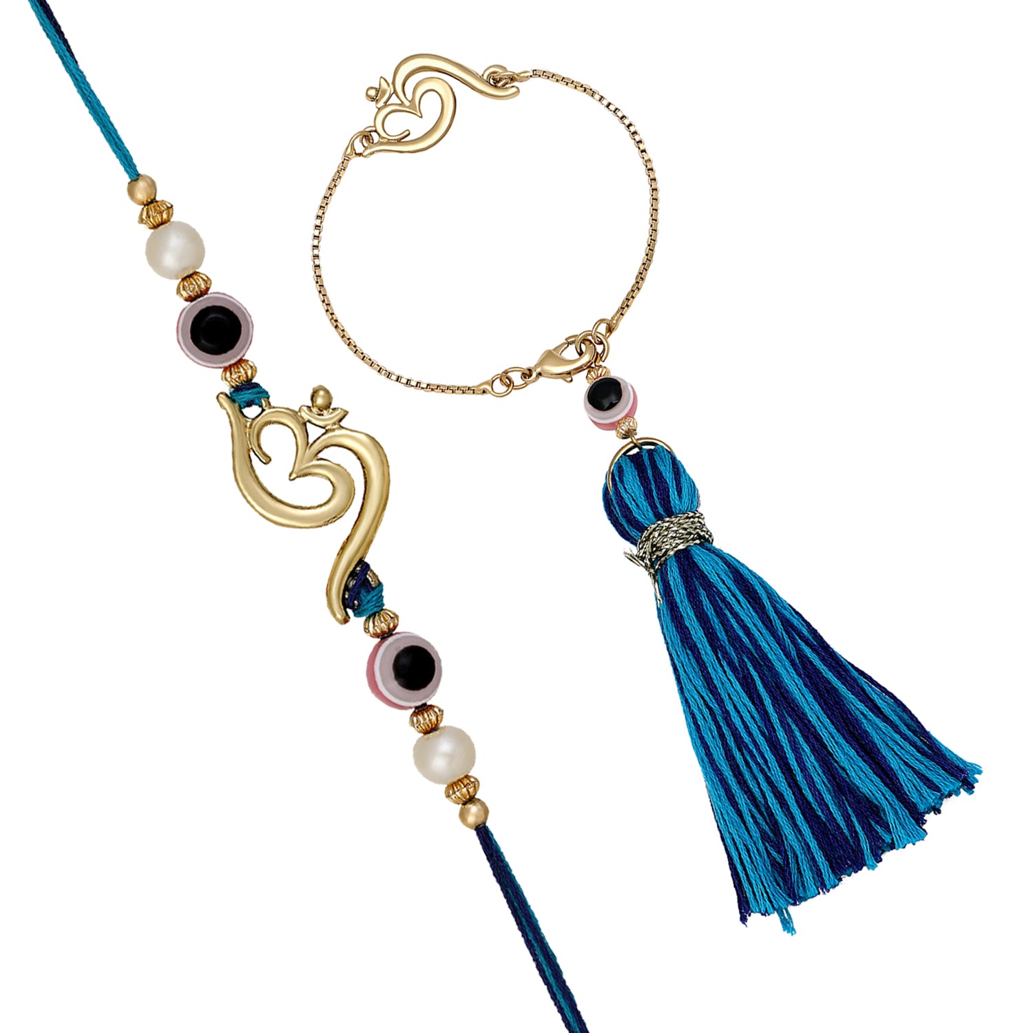 Evil Eye and OM Couple Rakhi