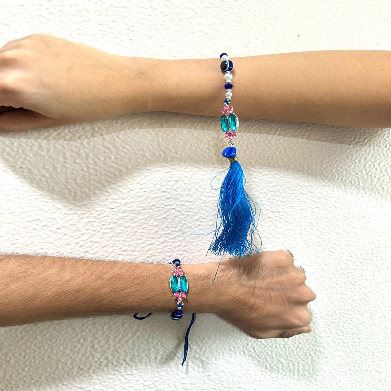 Simple and Classic Evil Eye Couple Rakhi