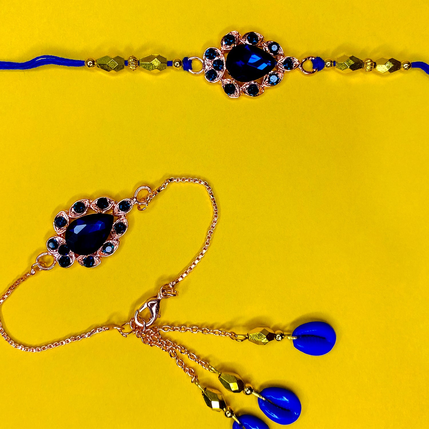 Simple and Classic Couple Rakhi