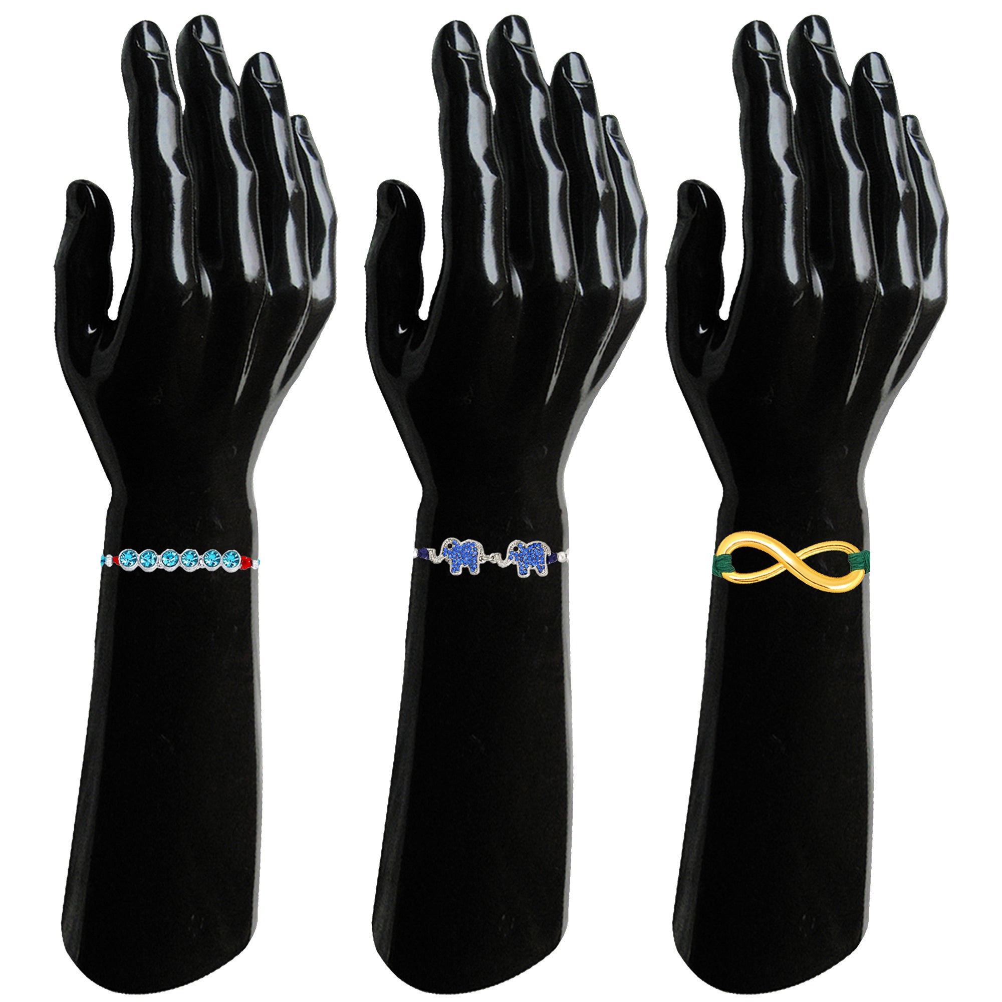 Combo of 7 Colourful Rakhis