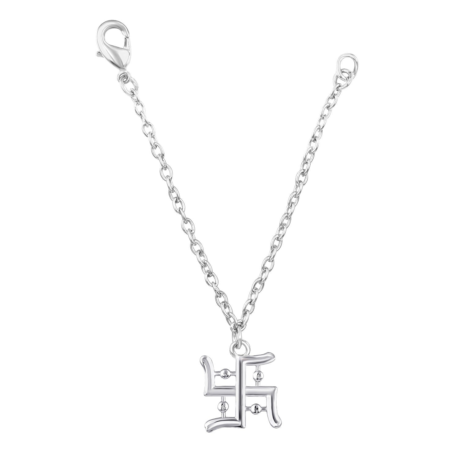 Swastik Shaped Watch Charm