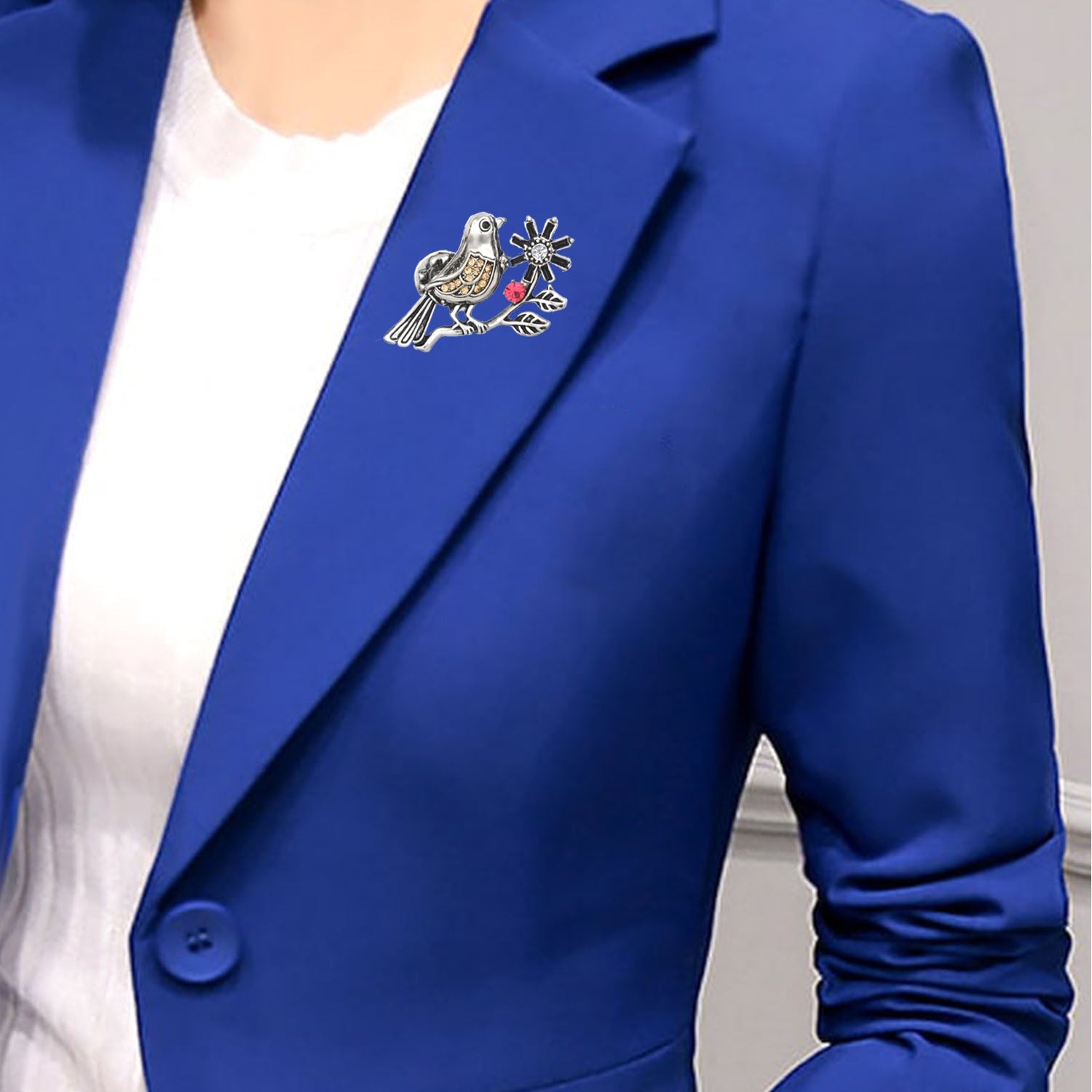 Sparrow Design Brooch